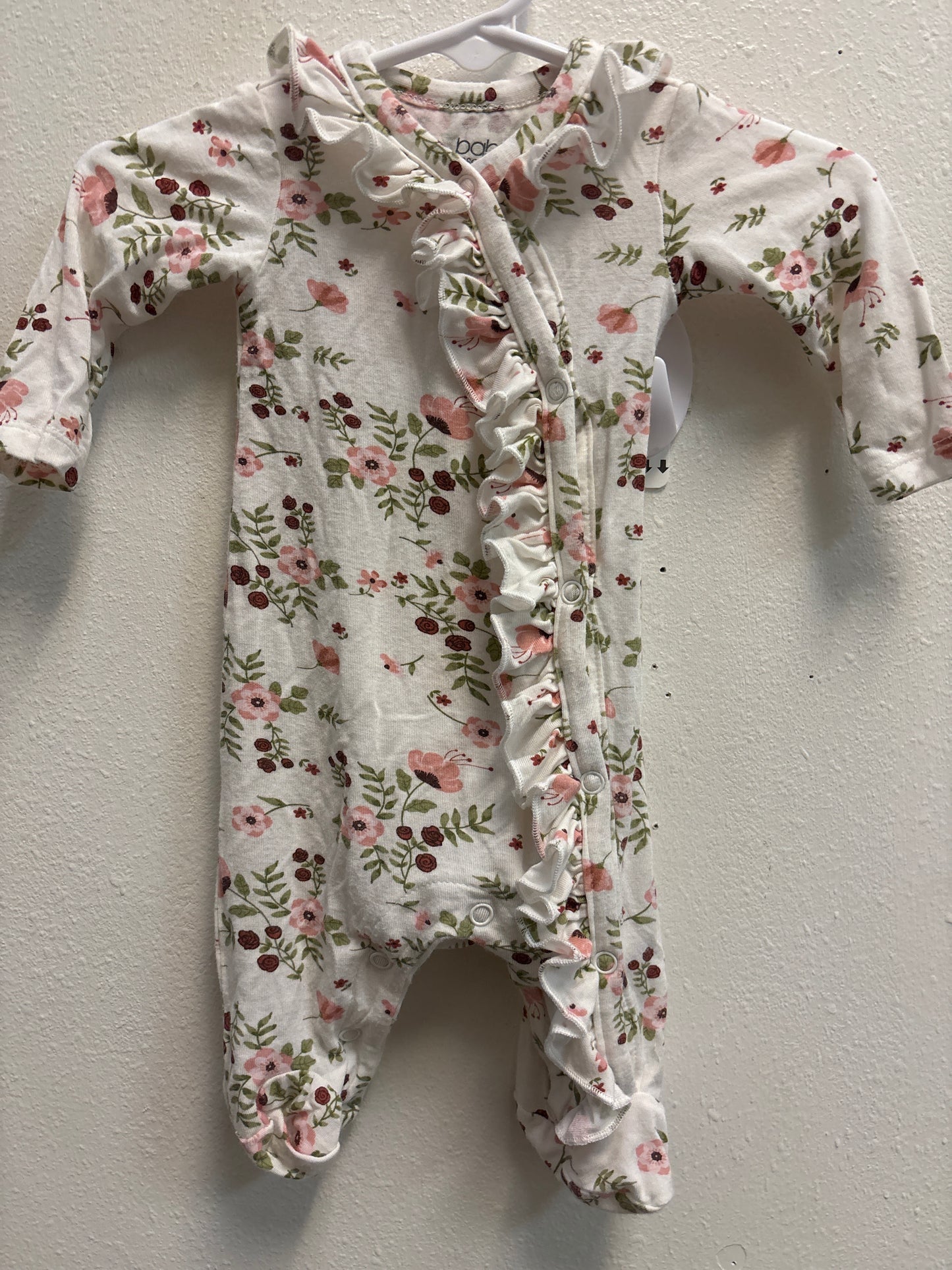 NB Ruffle Floral Sleeper