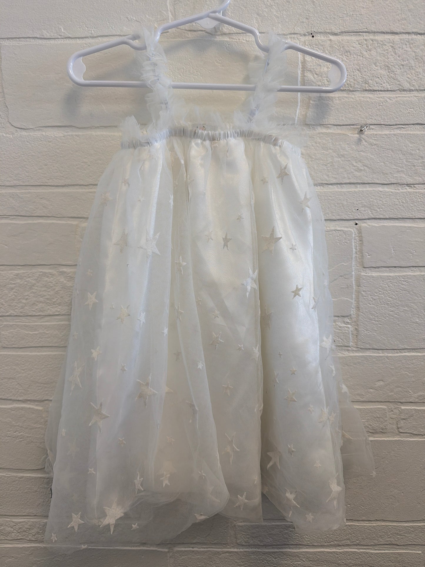 2t Baileys & Blossom White Star Tulle Dress