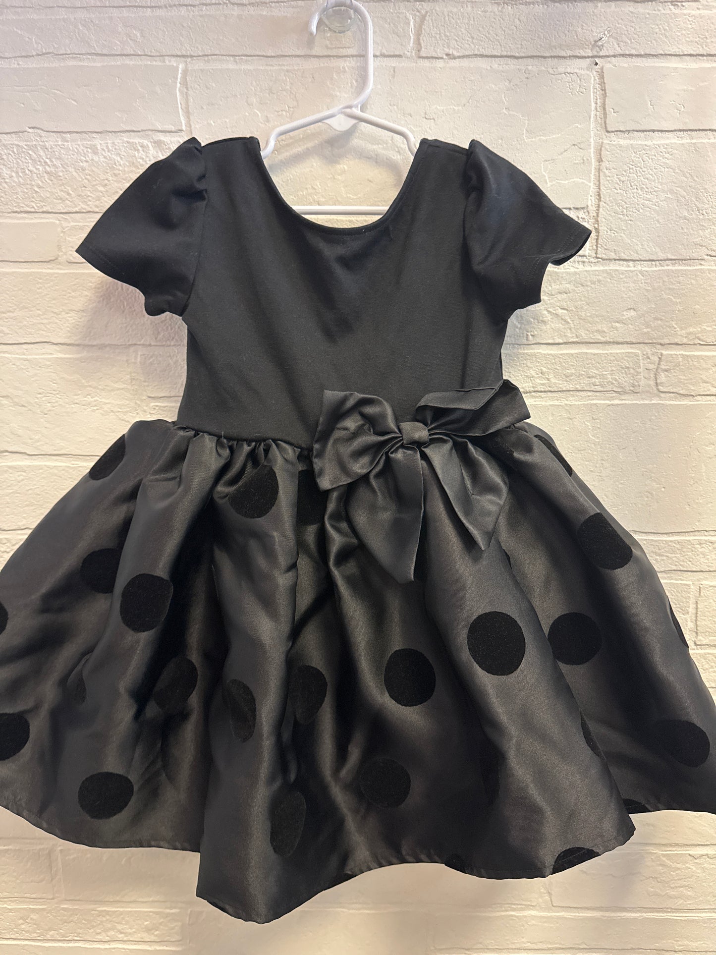 4t H&M Black Dot+Bow Fancy Dress