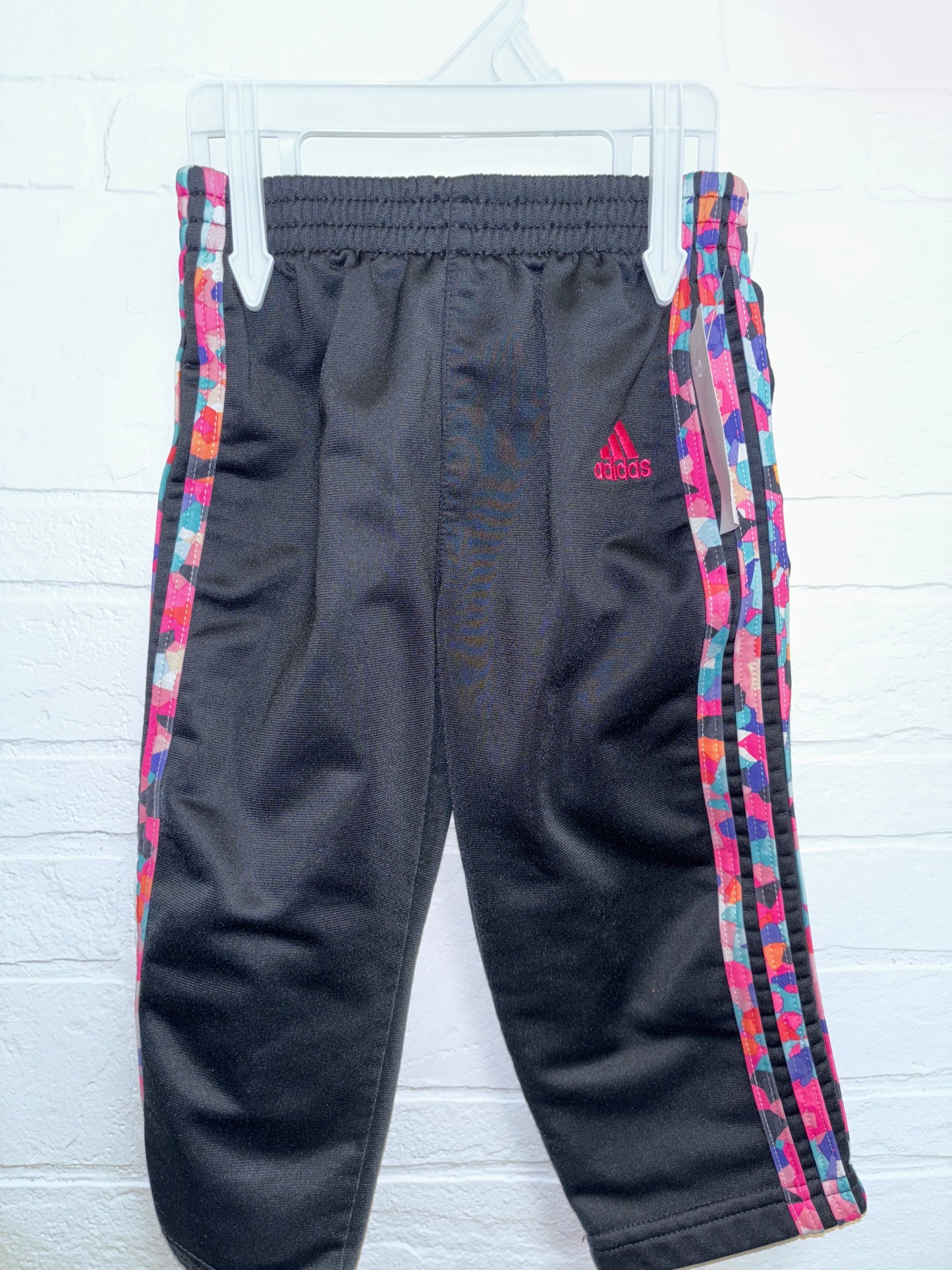 24m Adidas Black & Pink Cotton Pant