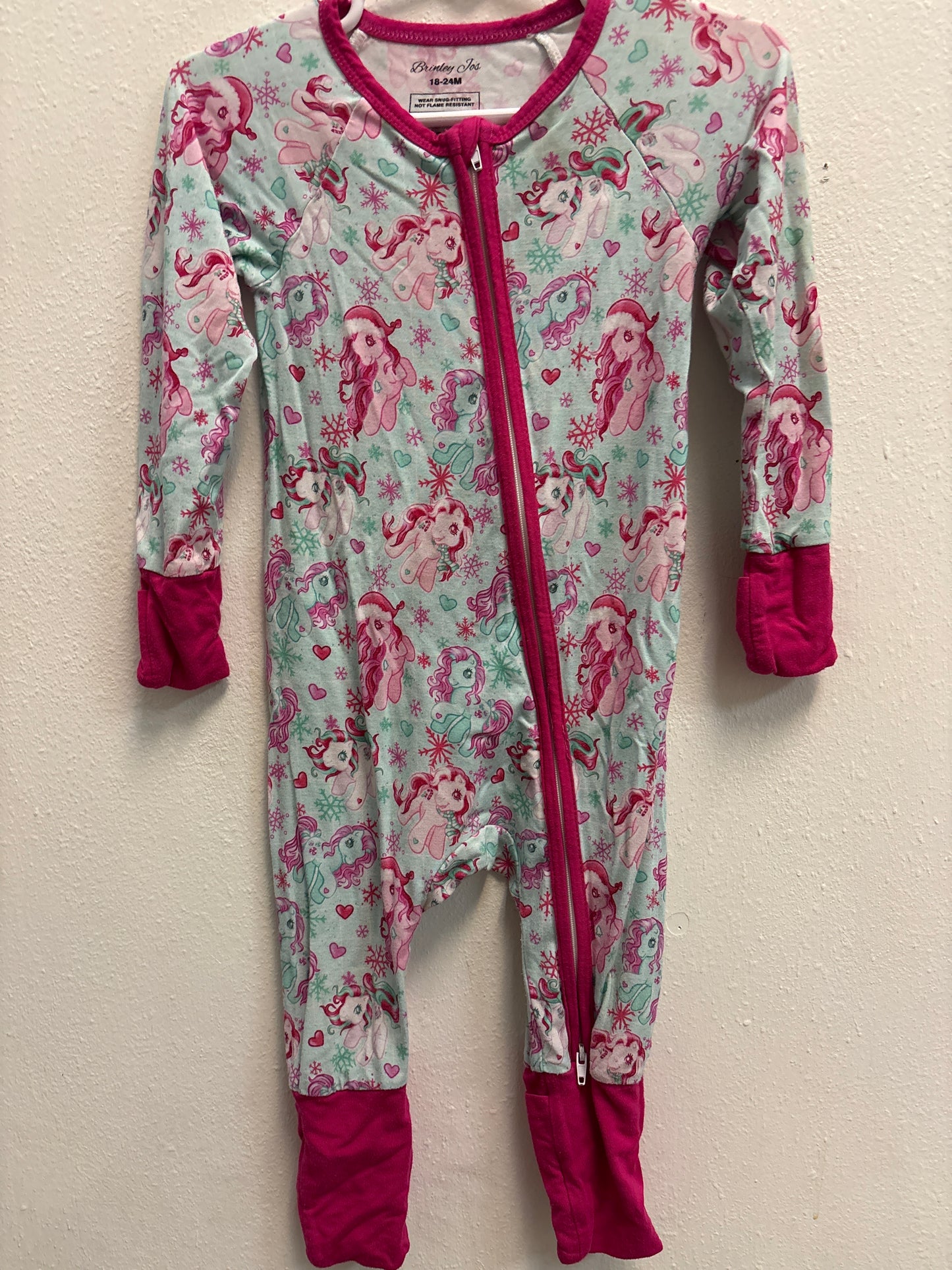 18-24m Bamboo My Little Pony Christmas Sleeper