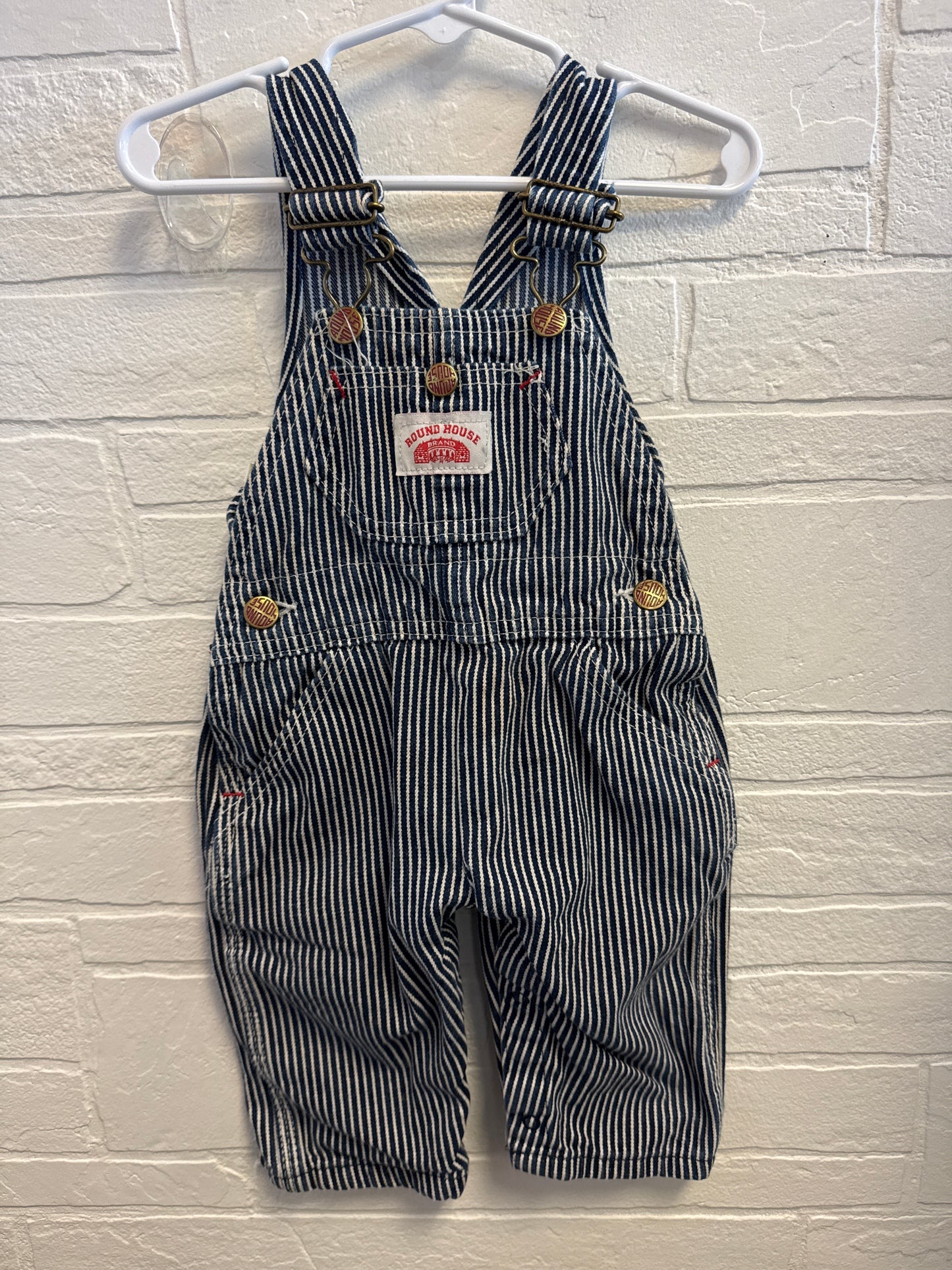 12m Round House Stripe Overalls