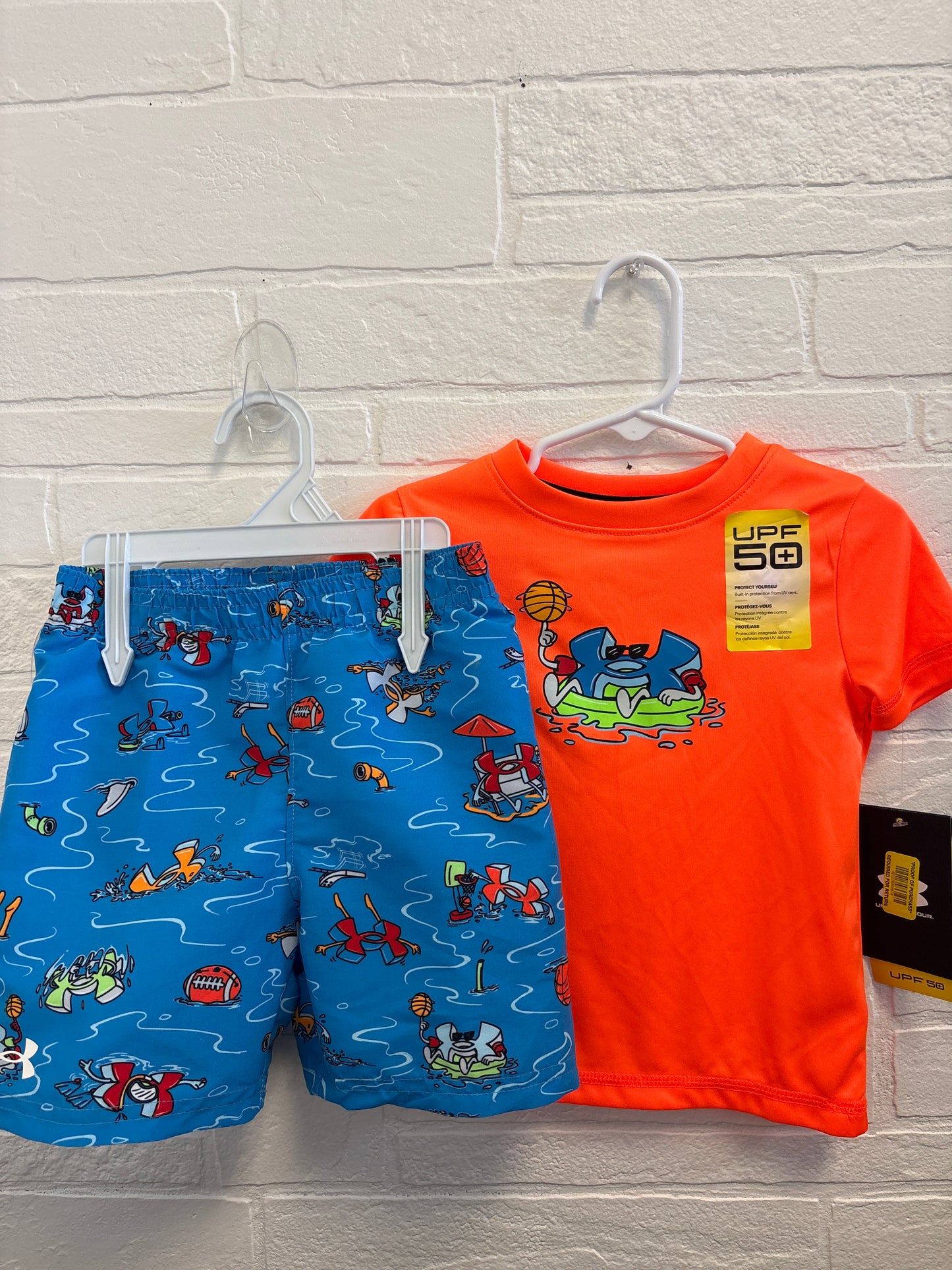 2T New Under Armour Swim Set