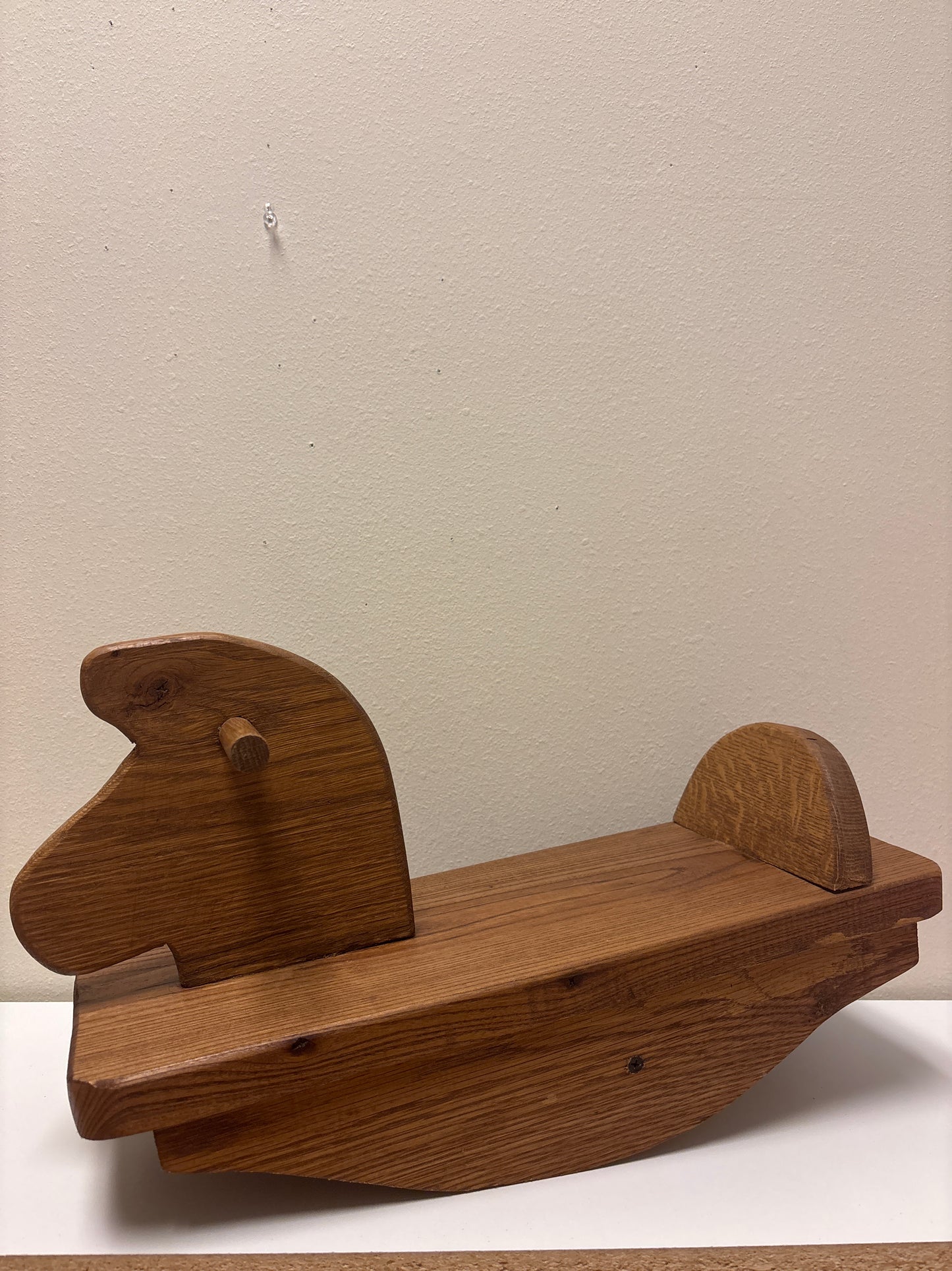 Small wooden rocking horse