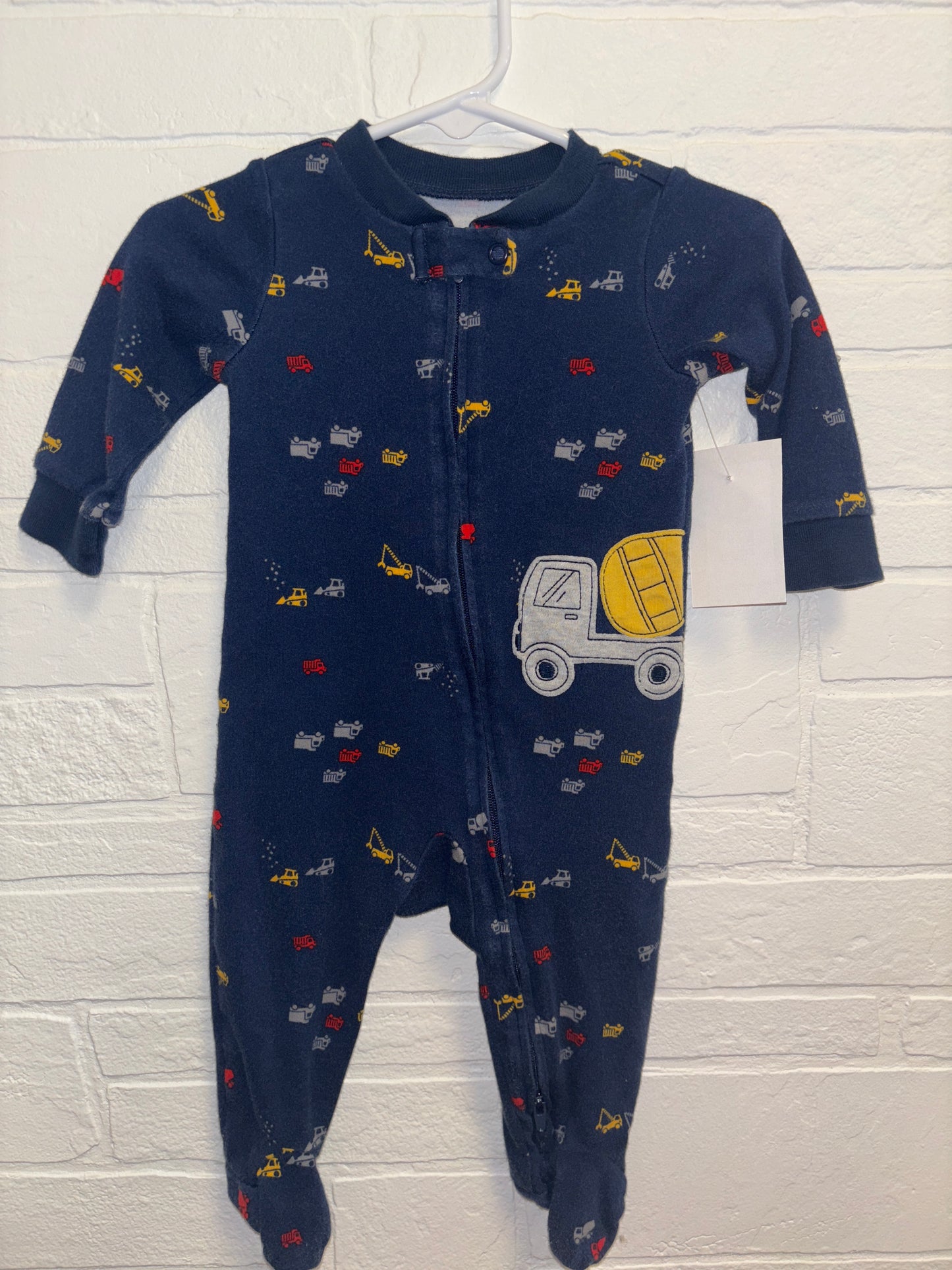 3-6m Dark Blue Construction Sleeper