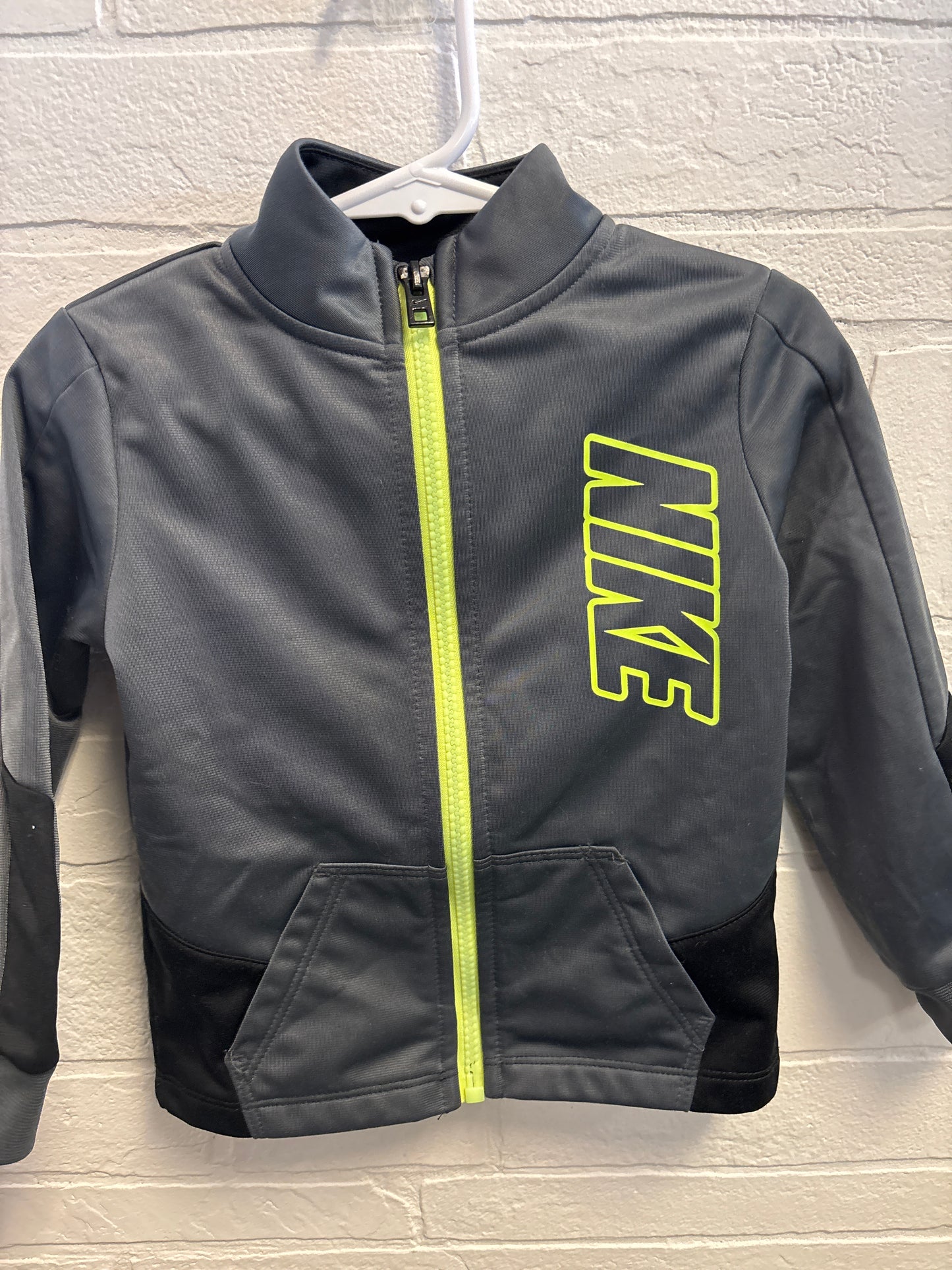 24m Gray + Green Nike Jacket