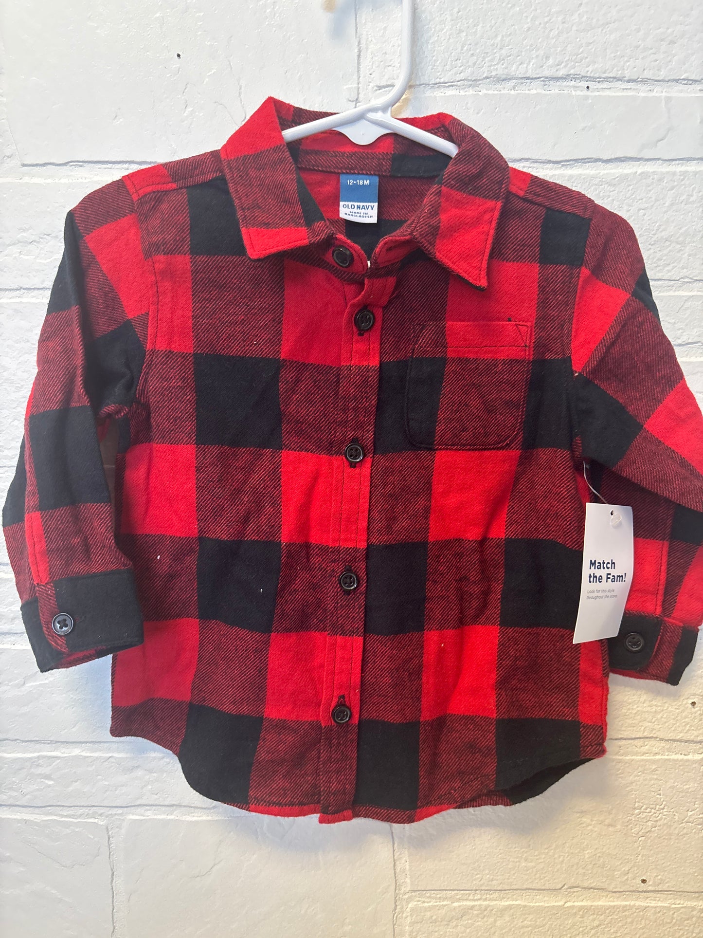 12-18m New Buffalo Plaid Flannel
