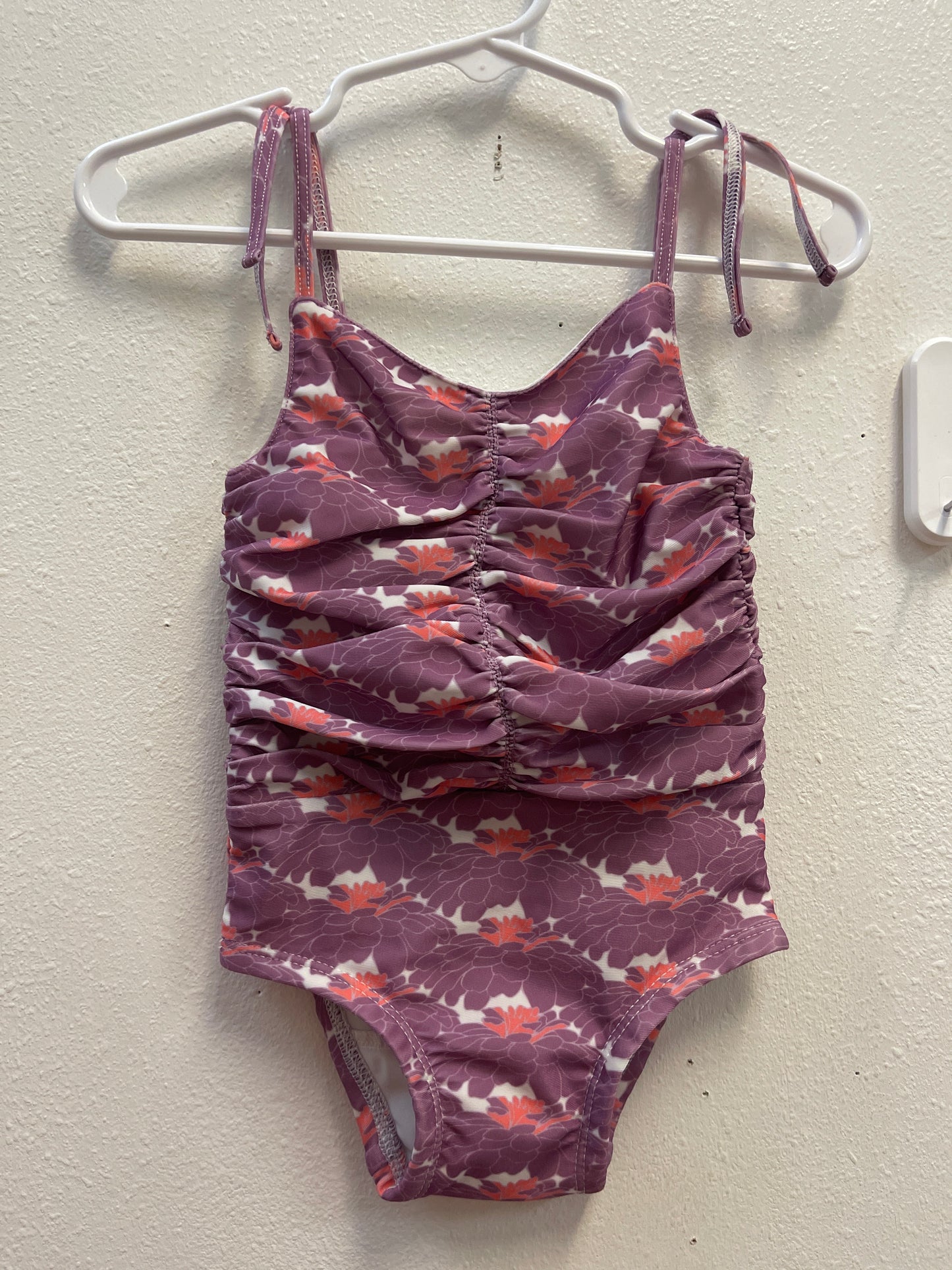 3/6m Kate Quinn Ruched Purple Pink Swimsuit