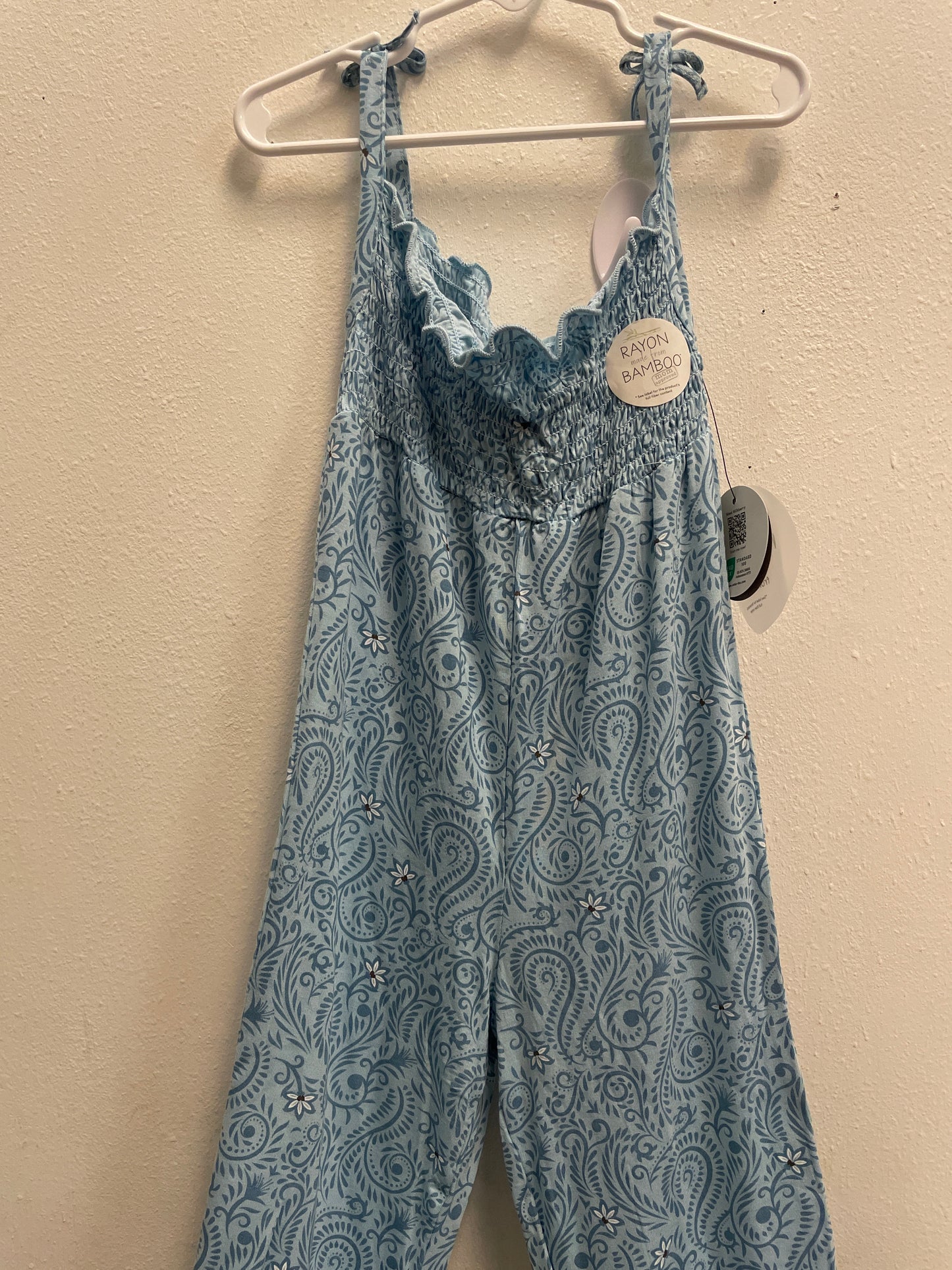 4 NEW Milkberry Blue Floral Romper