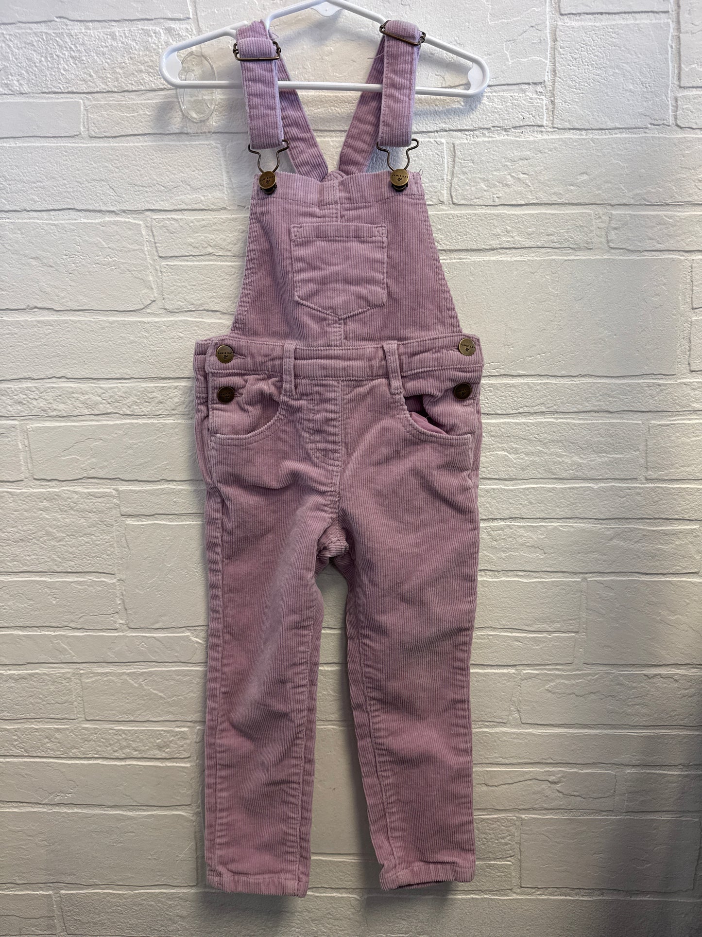 4 Jamie Kay Lilac Corduroy Overalls