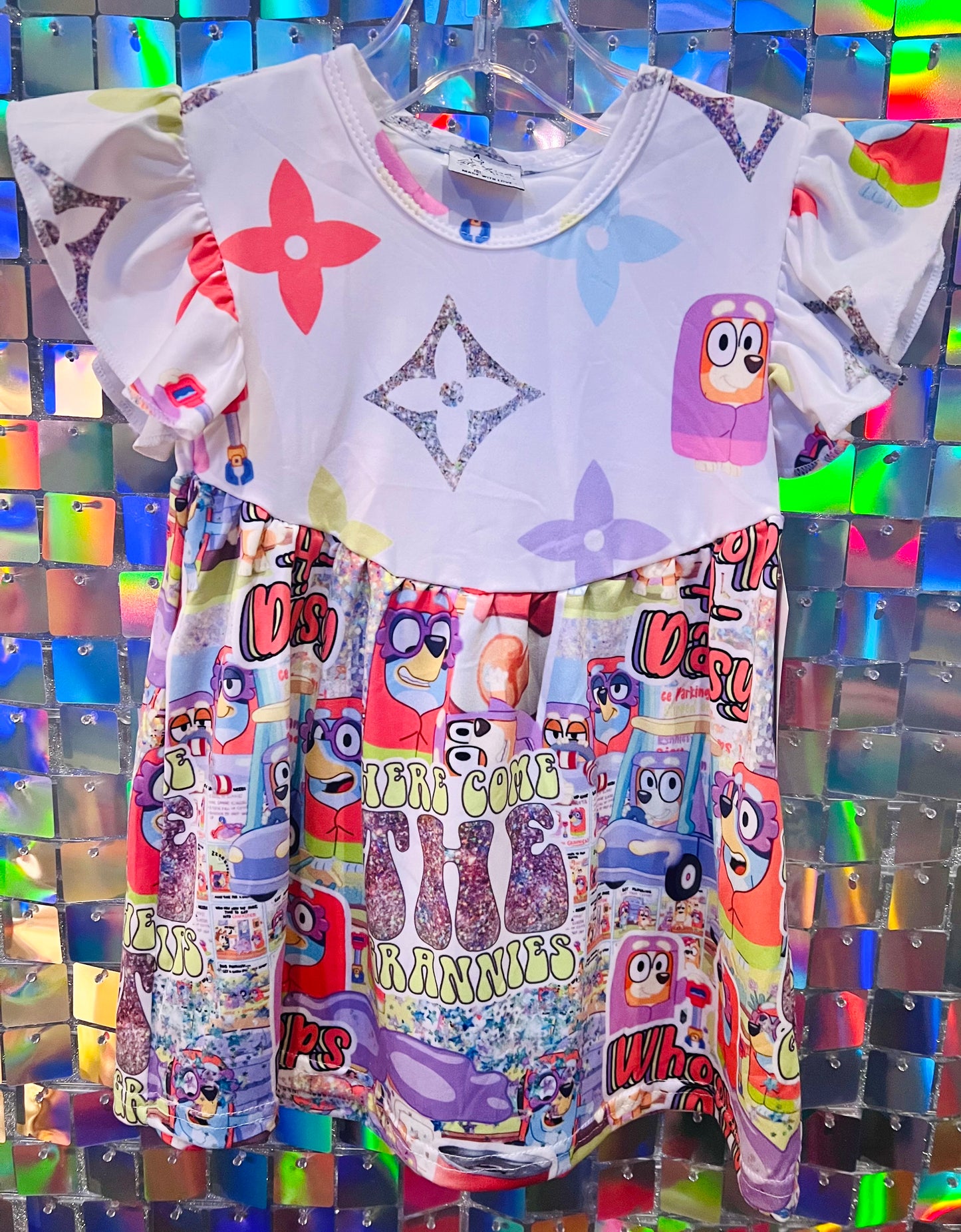 4T Boujee Bingo Dress