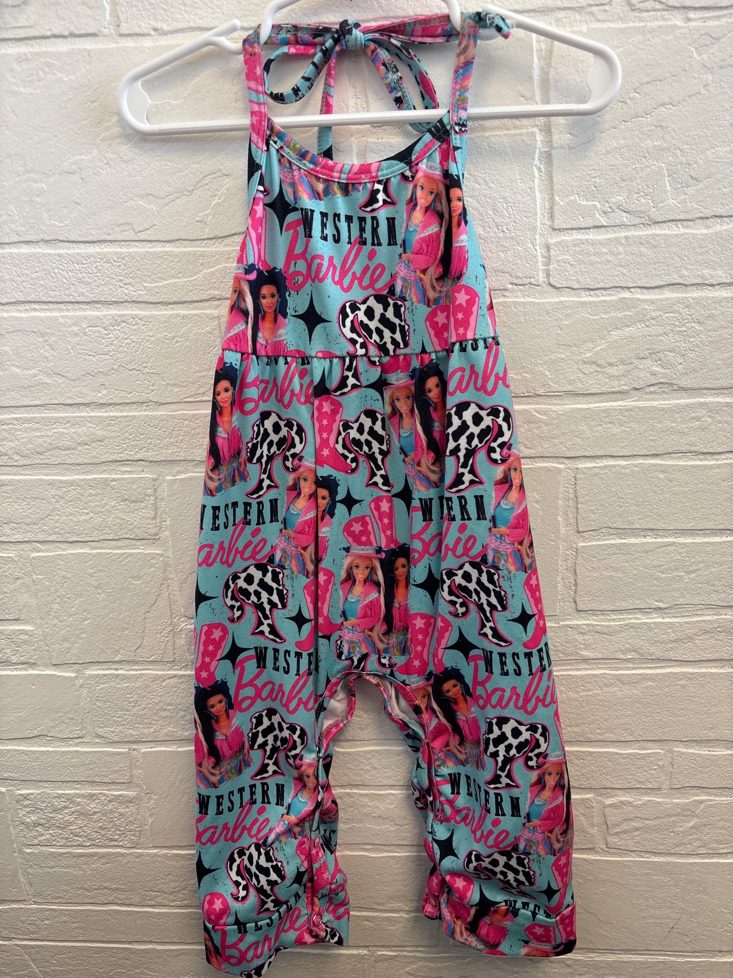 2T Western Barbie Romper