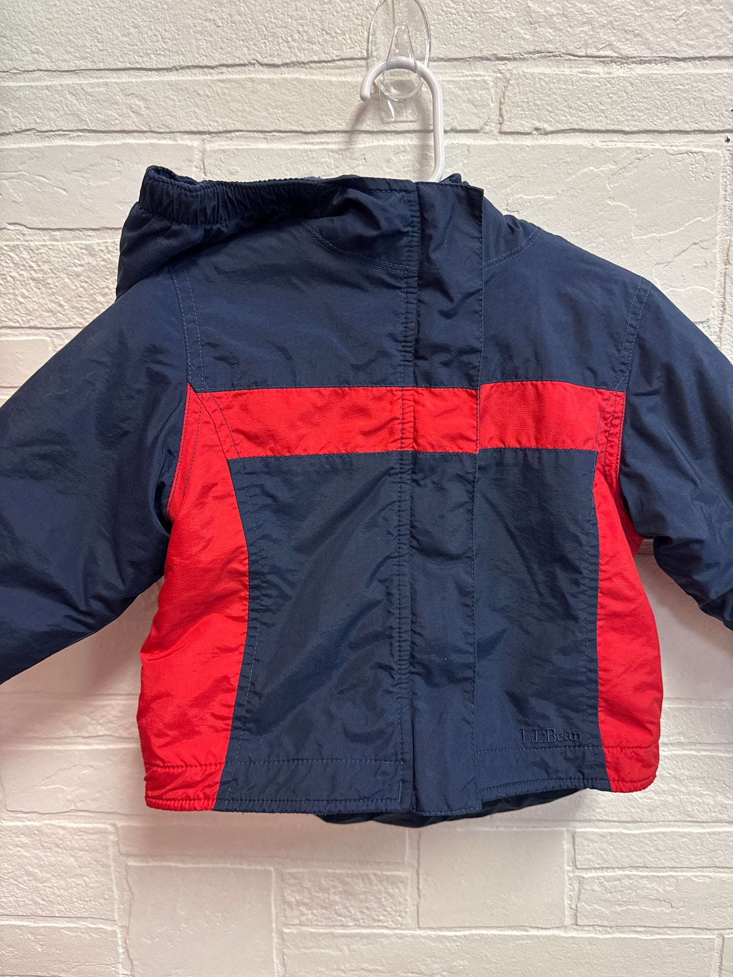 12-18m LL Bean Navy + Red Coat