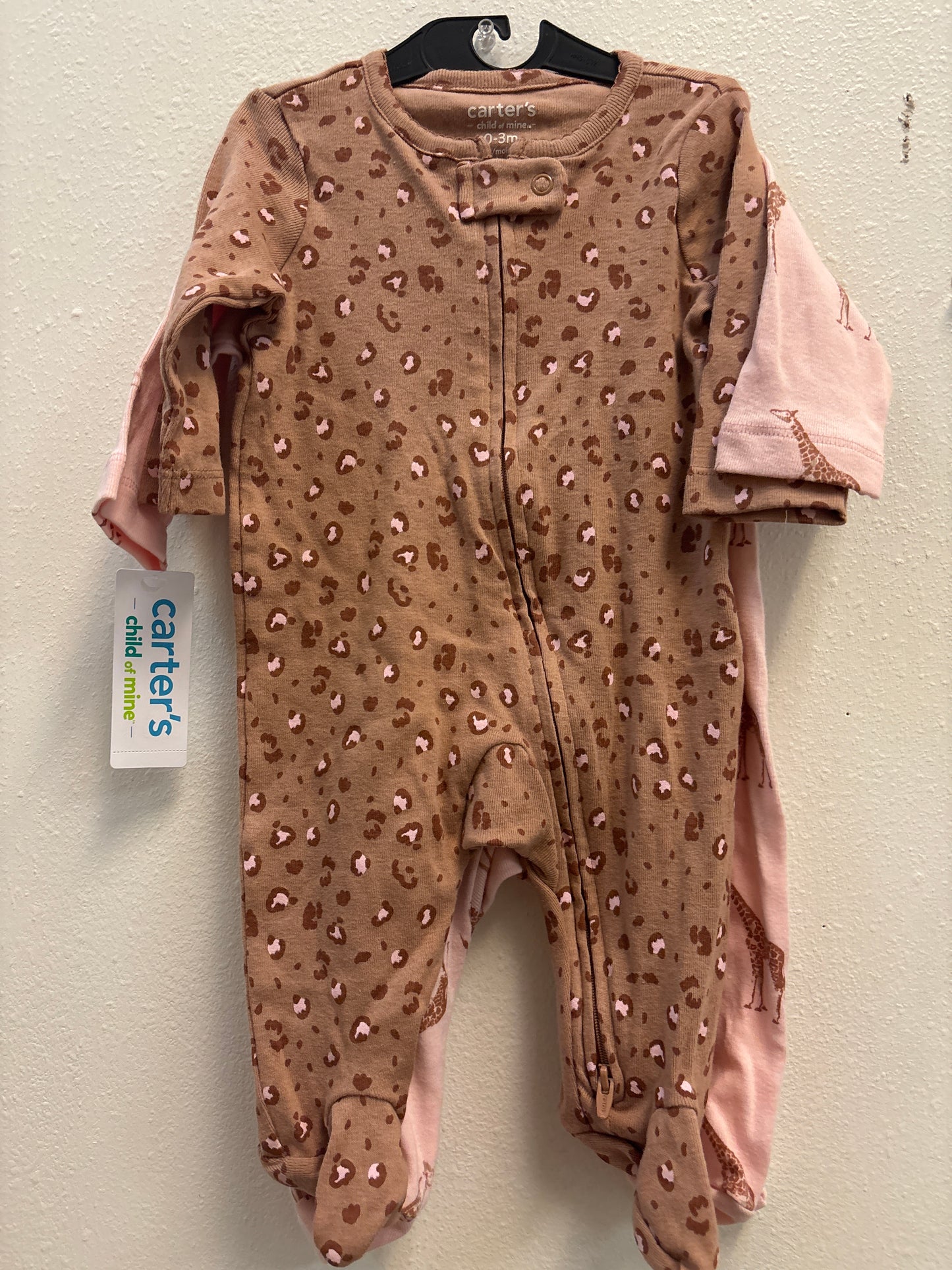 0-3m New 2 Pack Pajama Sleeper