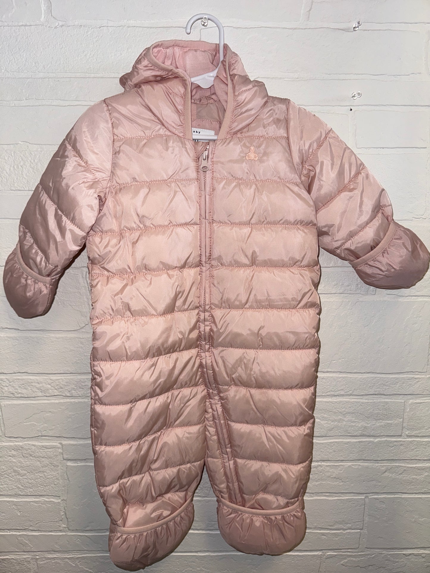 6-12m Baby Gap Pink Lightweight Snowsuit