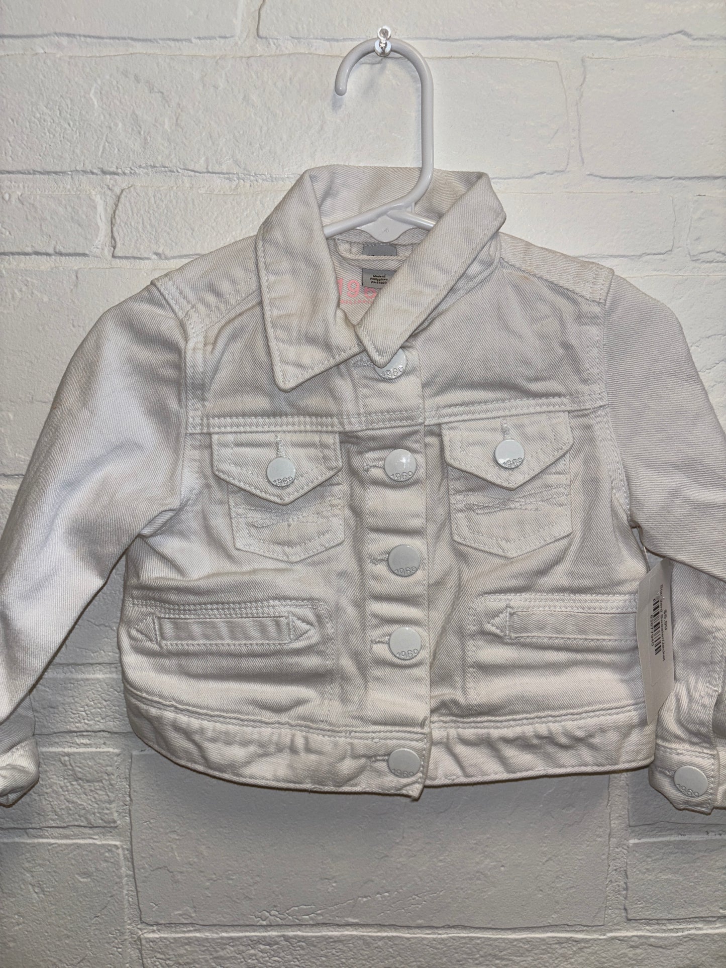 18-24m White Jean Jacket