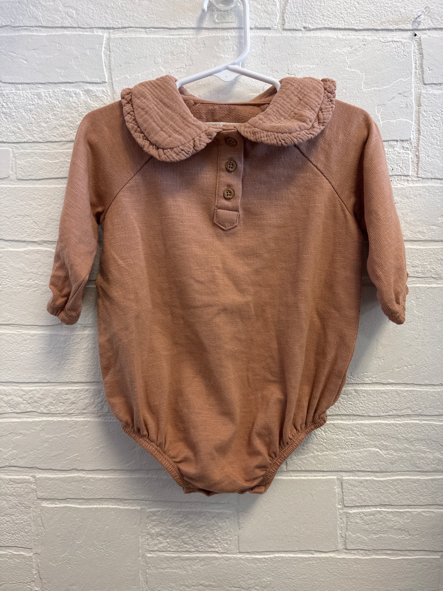 12m Grayson Collective Tan Bubble Romper