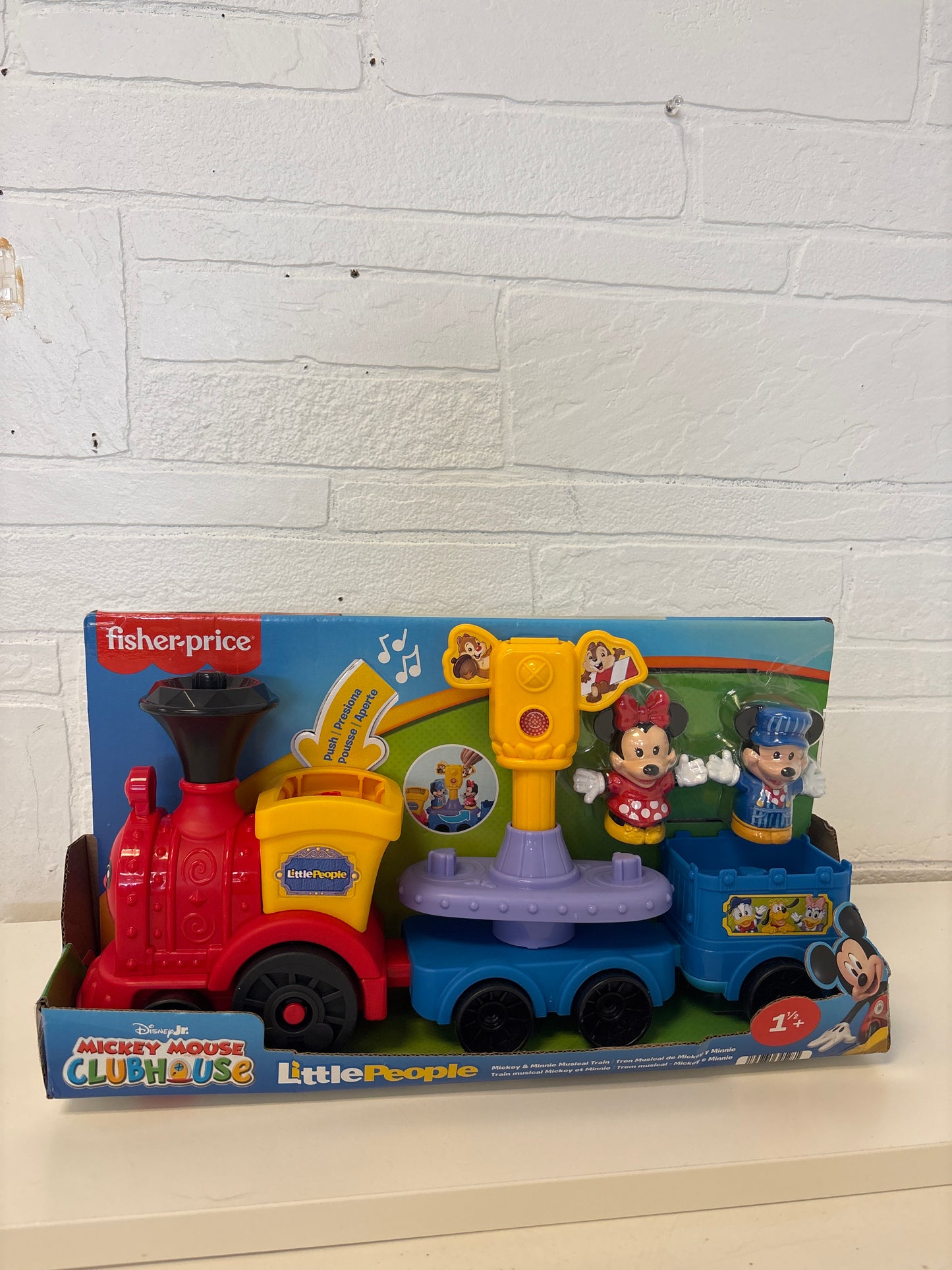 New Fisher Price Little People Mickey Train