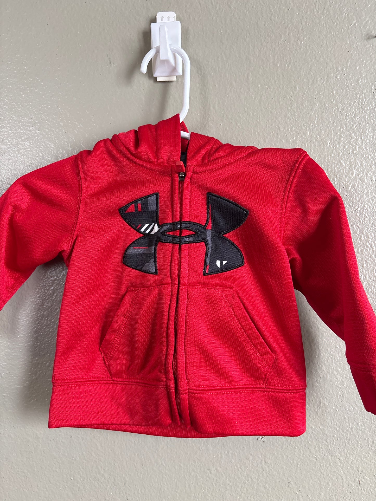 3-6m Under Armour Red Zip Up Jacket