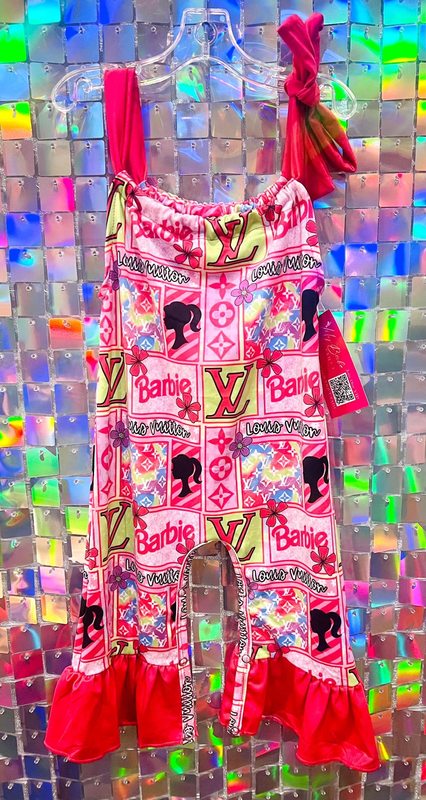 18/24 Barbie Jumper & Clip Bow