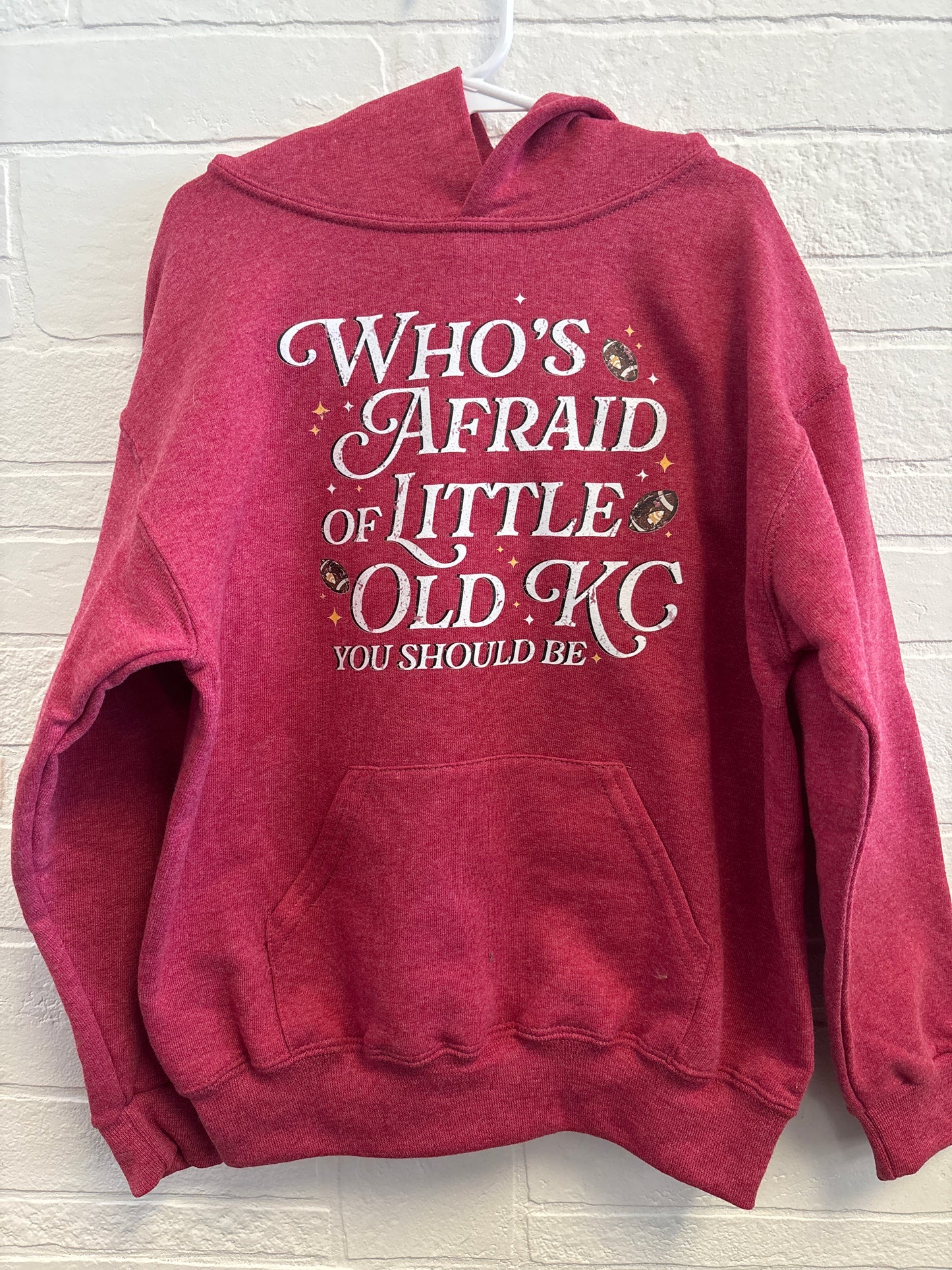 7-8 Small Kansas City Football Hoodie