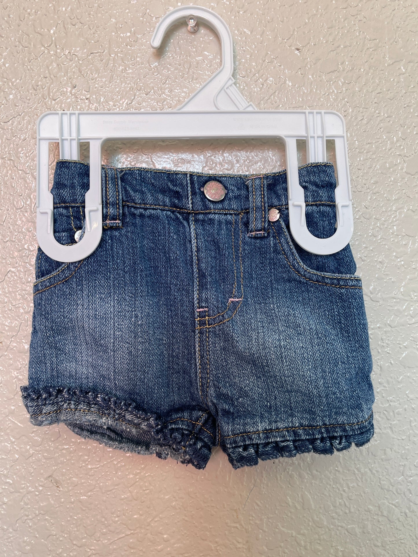3/6m Vintage My First Levi’s Jean Shorts