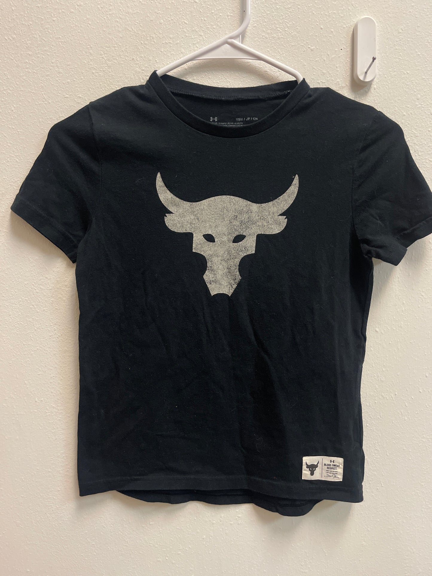 YSM Under Armour Project Rock Black Tee
