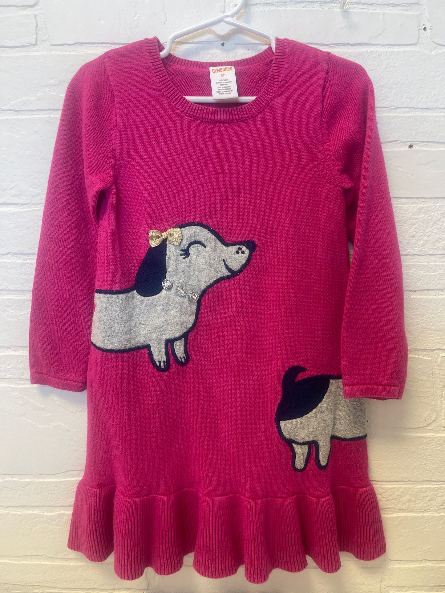 4t Gymboree Dachshund Sweater Dress