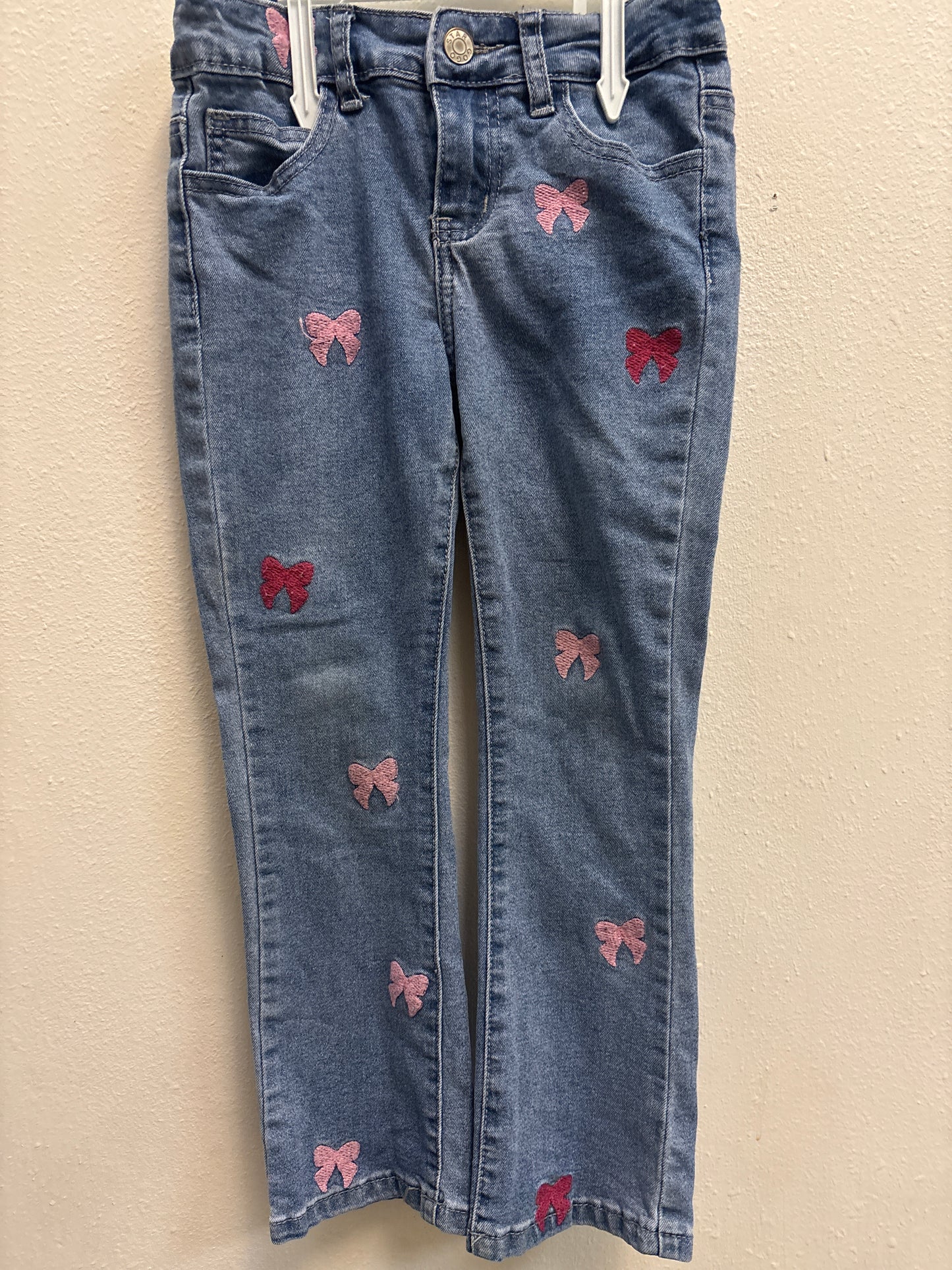 6x Pink Bows Jeans