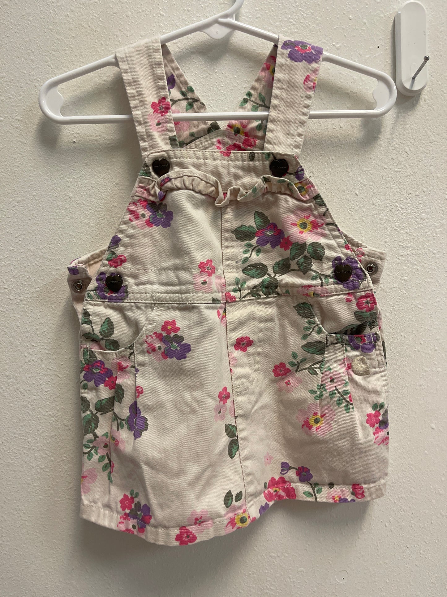 12m Carhartt Khaki Floral Skirtall