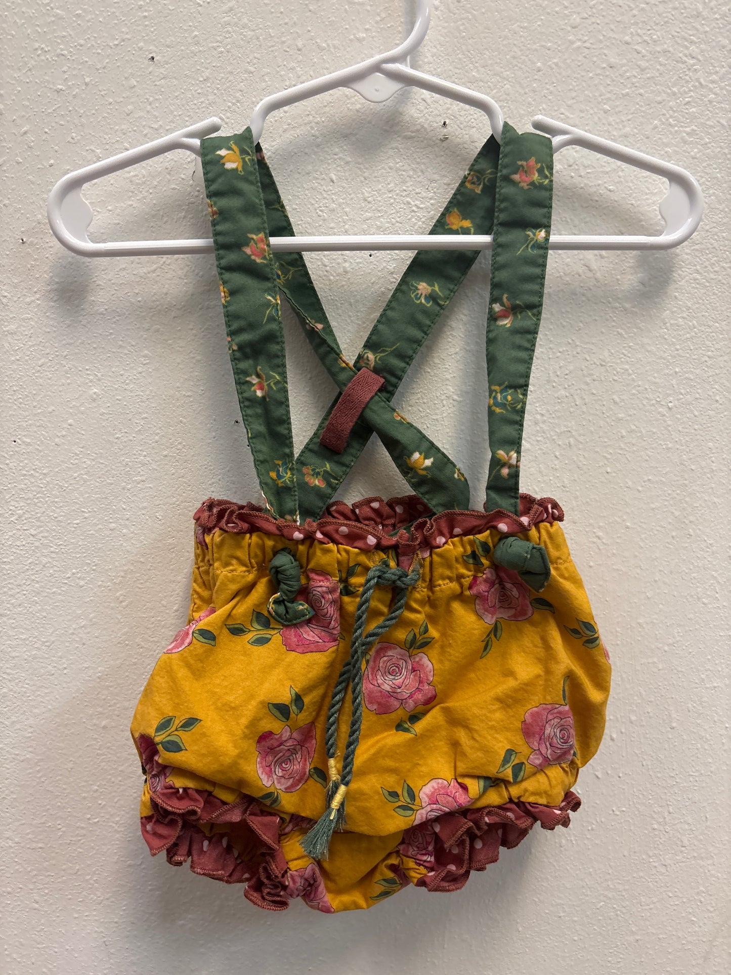 3-6m Matilda Jane Floral Shortalls