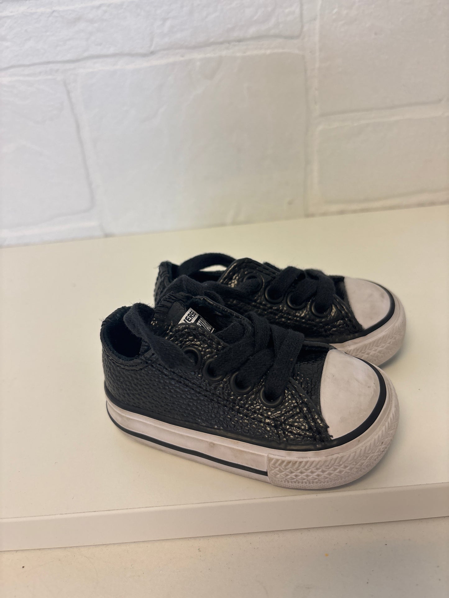 Size 2 Infant Black Converse