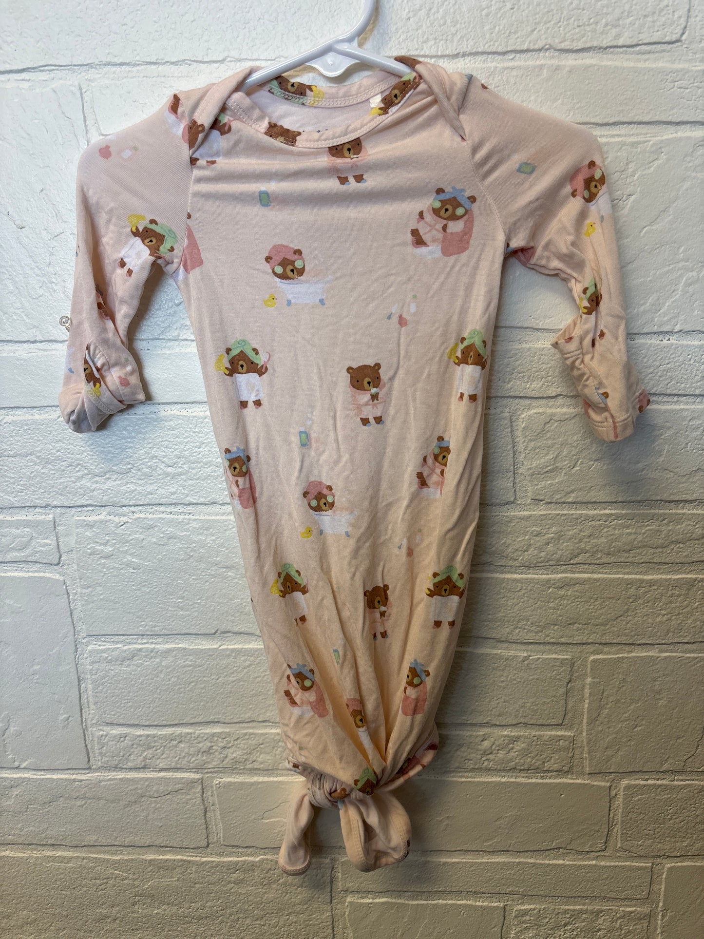 0-3m Angel Dear Bears Knotted Gown