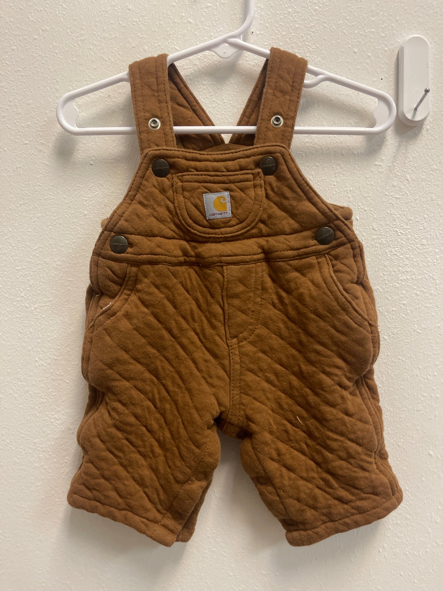 3m Carhartt Brown Quilted Overalls