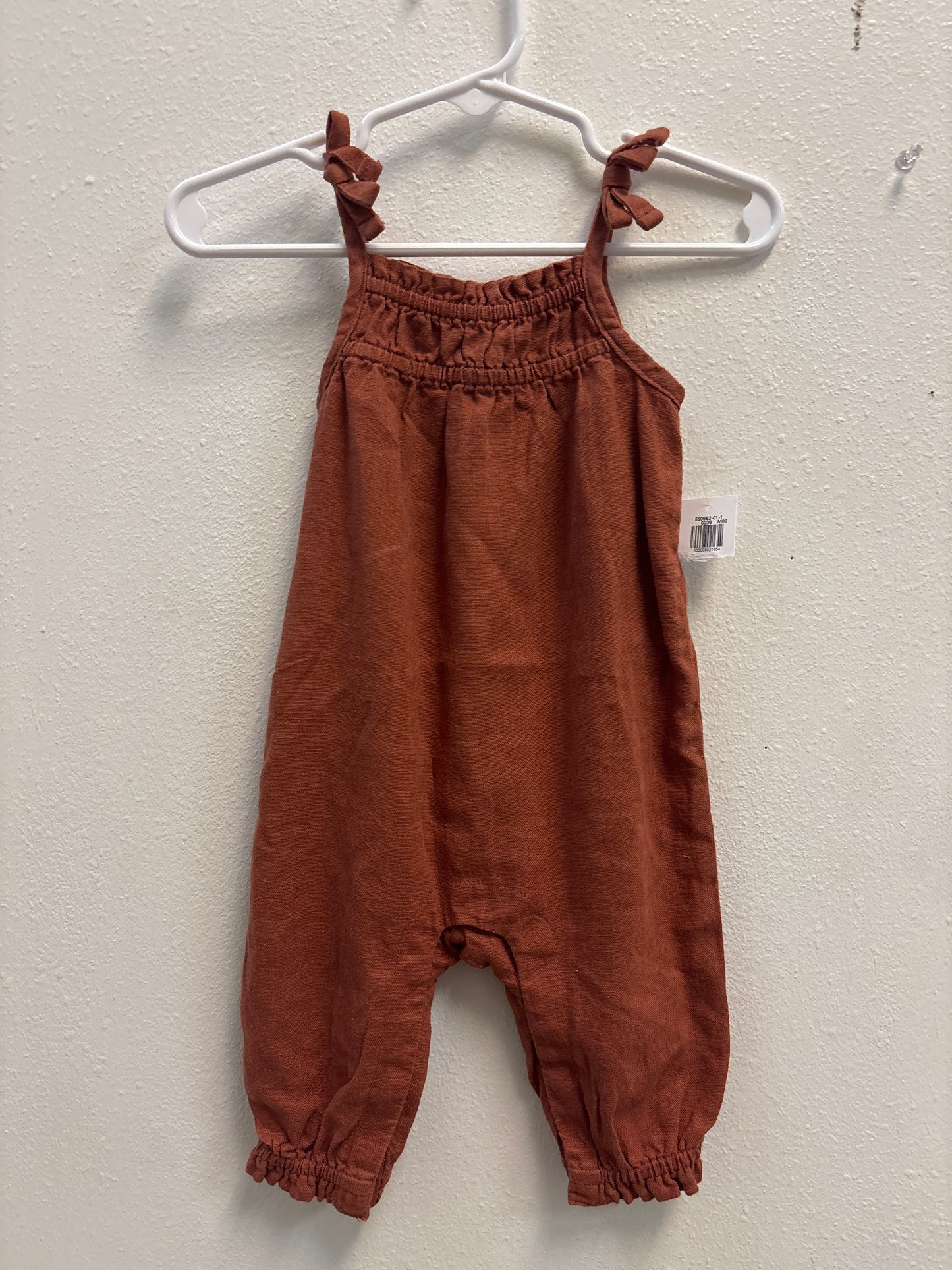 3-6m New Rust Romper