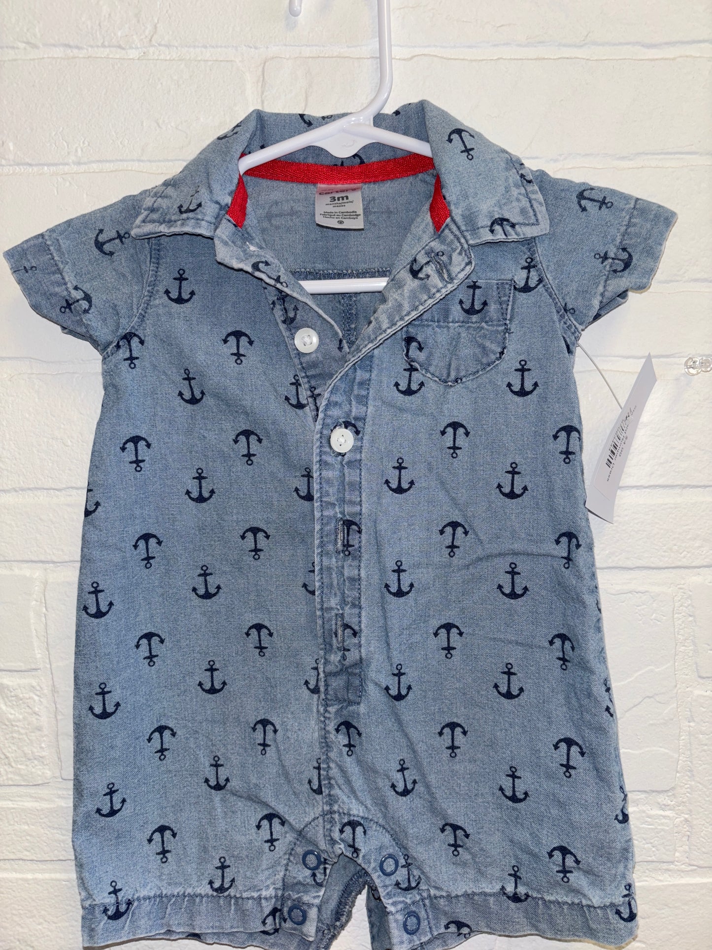 3m Jean Anchor Short Romper