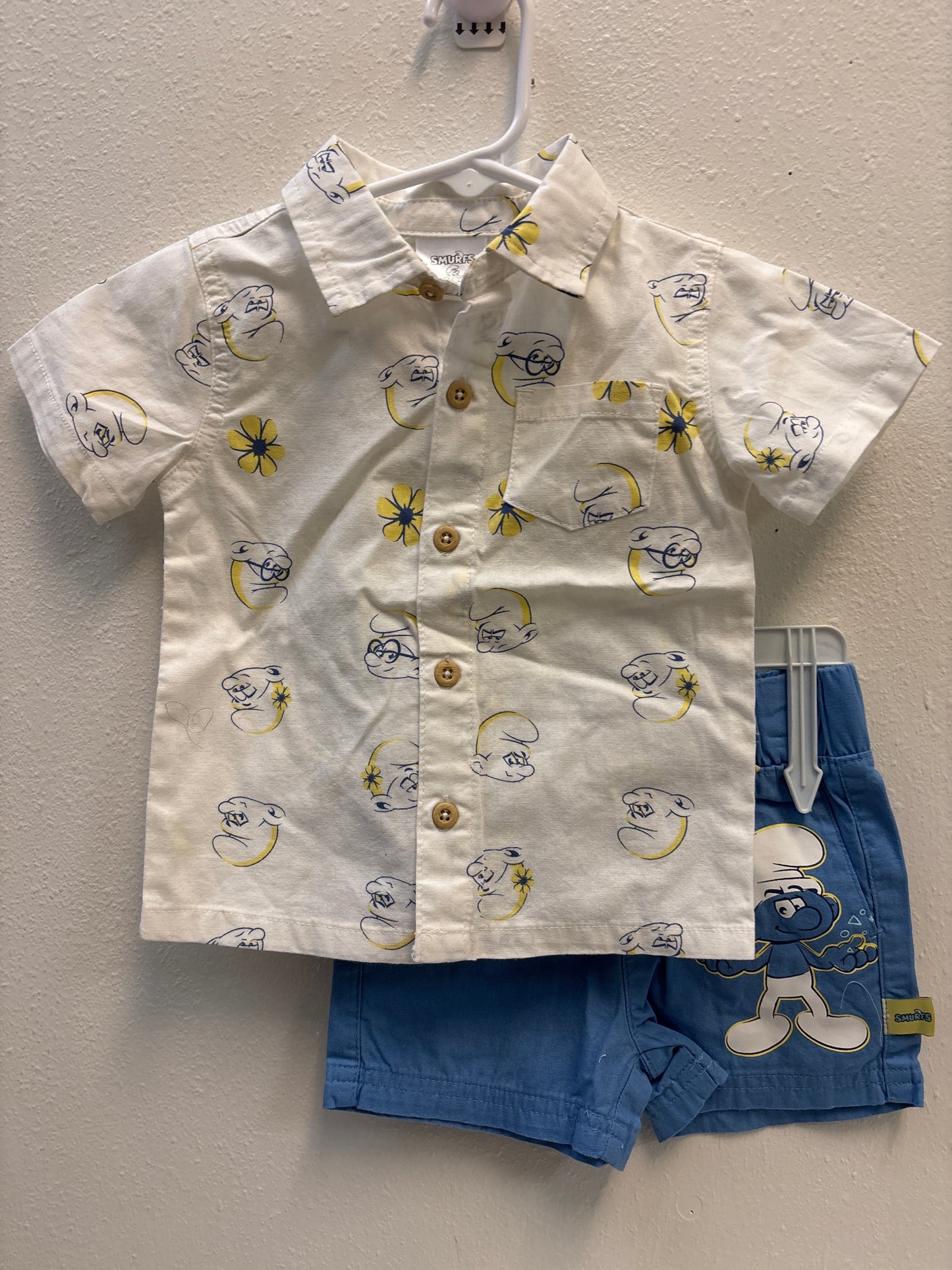 12m Smurf Shorts Outfit