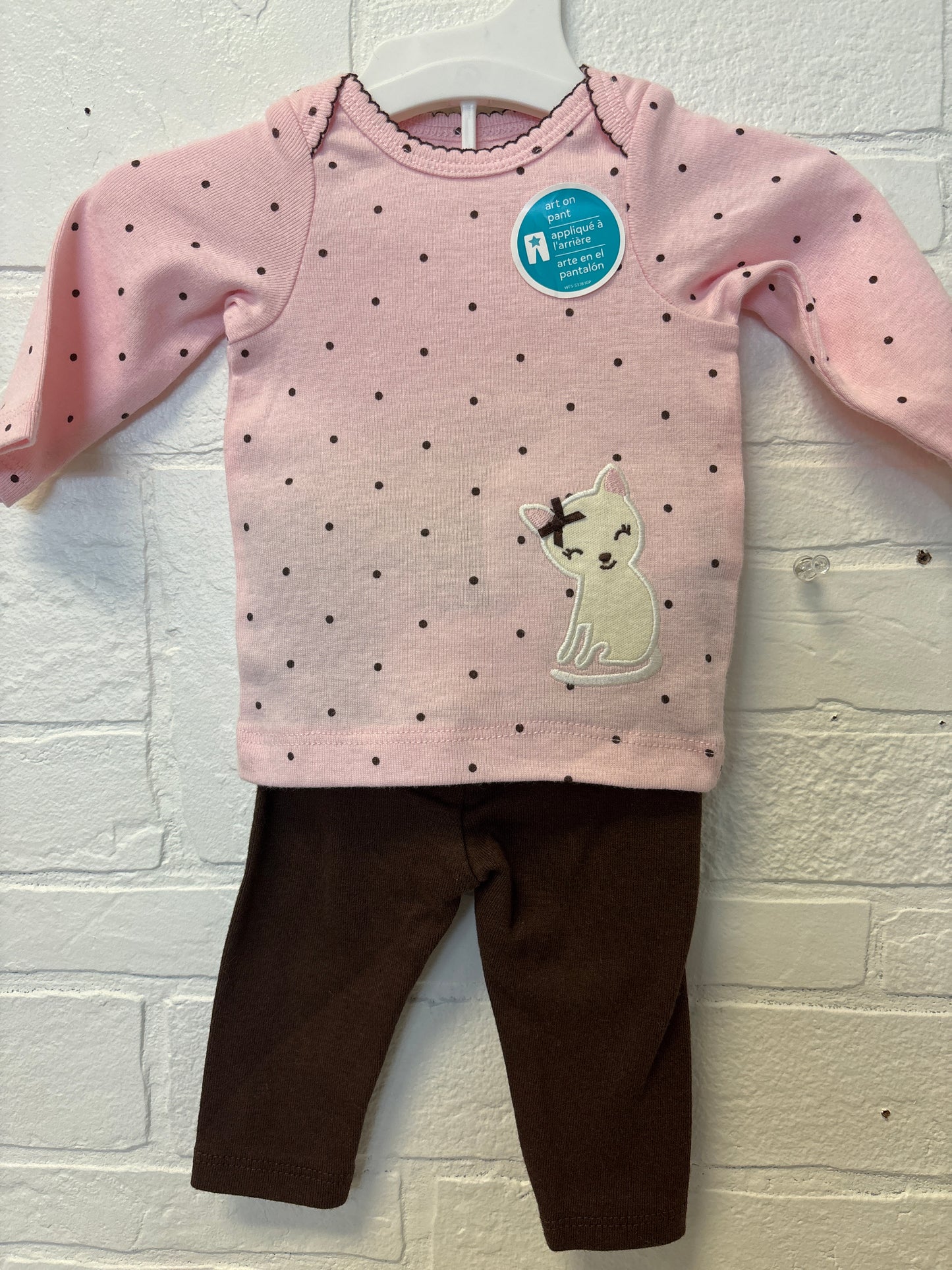 NB New Pink Cat Outfit