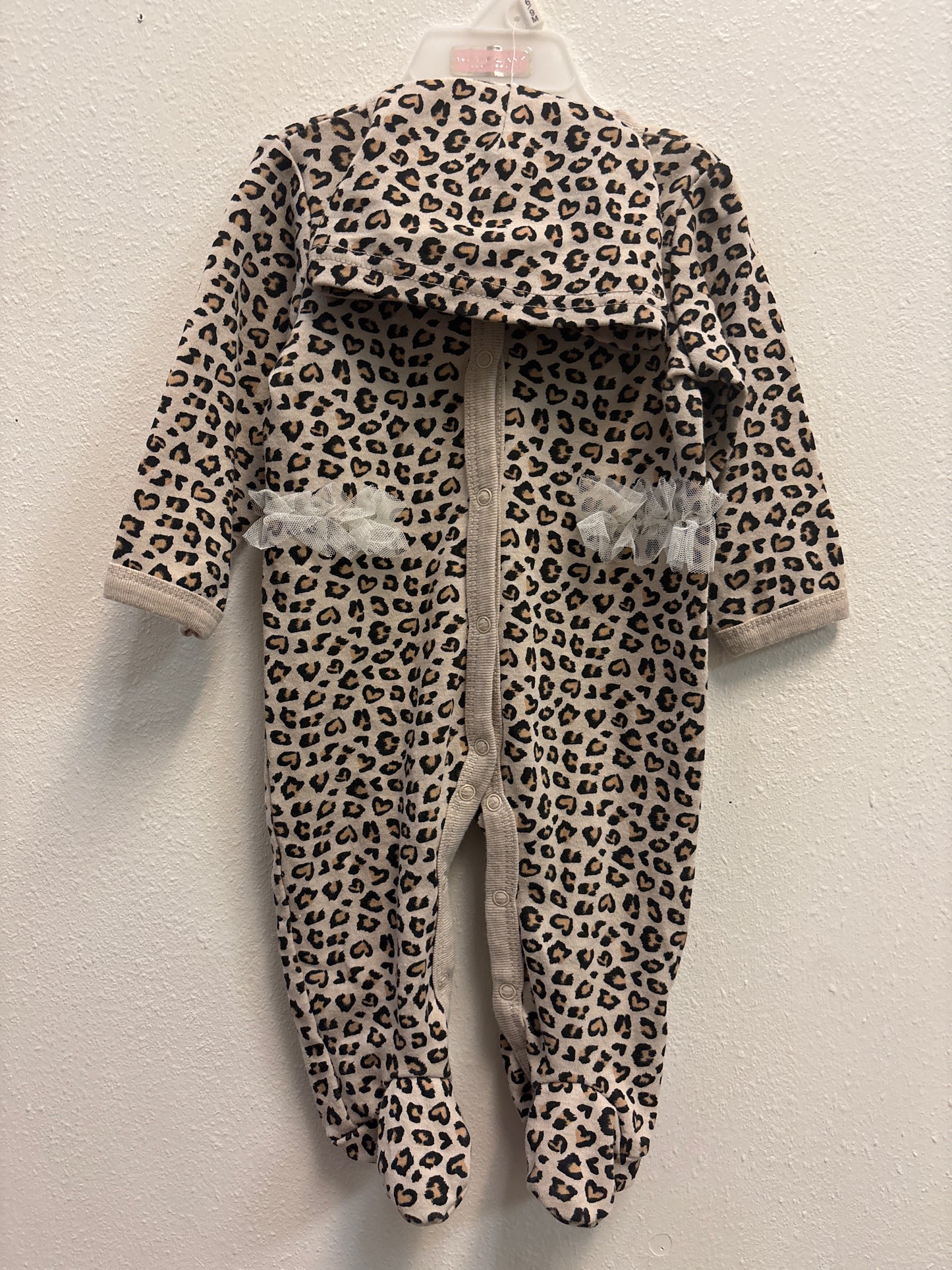 6-9m New Leopard Pajama Sleeper