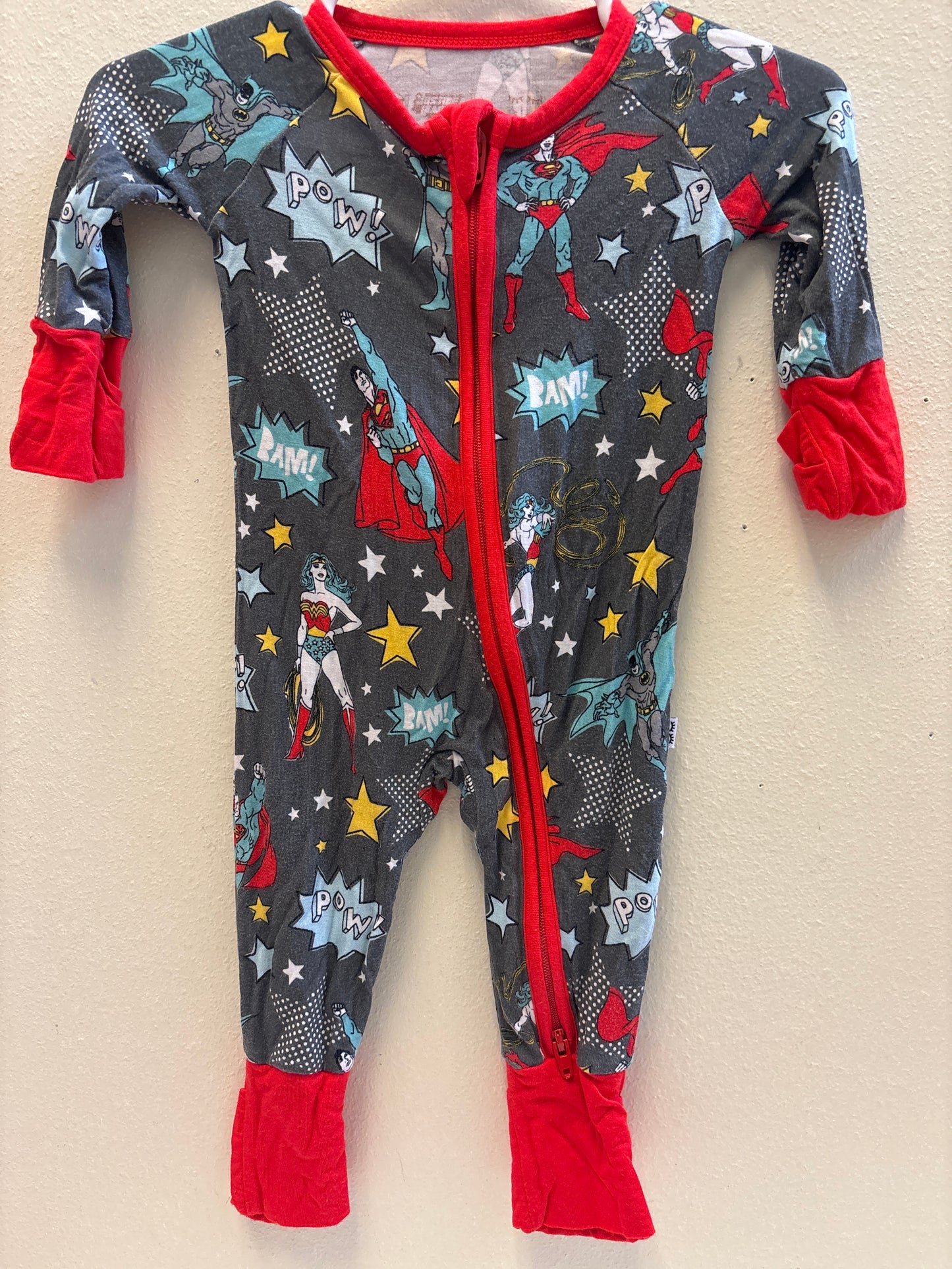 NB Little Sleepies Marvel Print