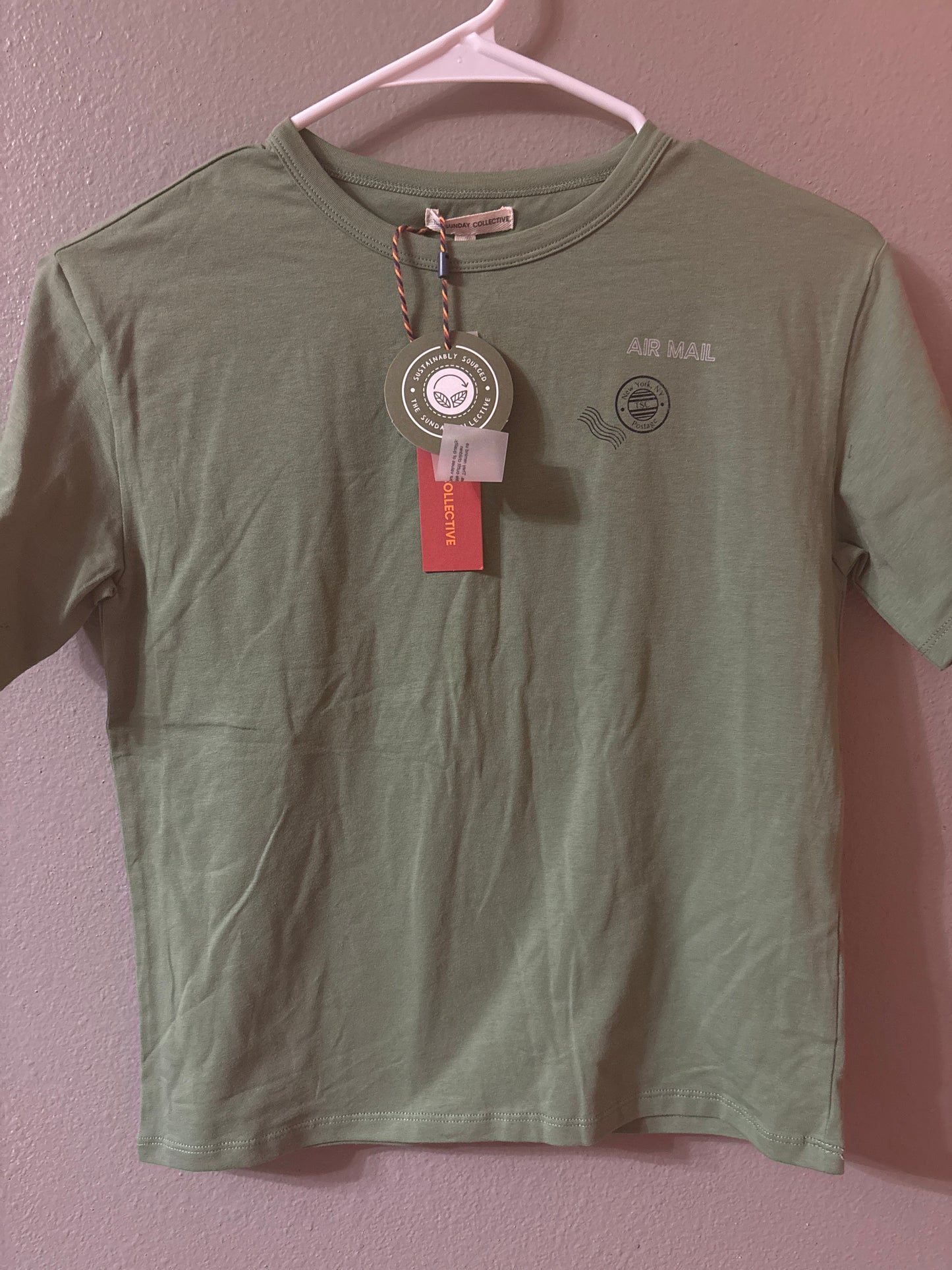 12 New The Sunday Collective Air Mail Tee