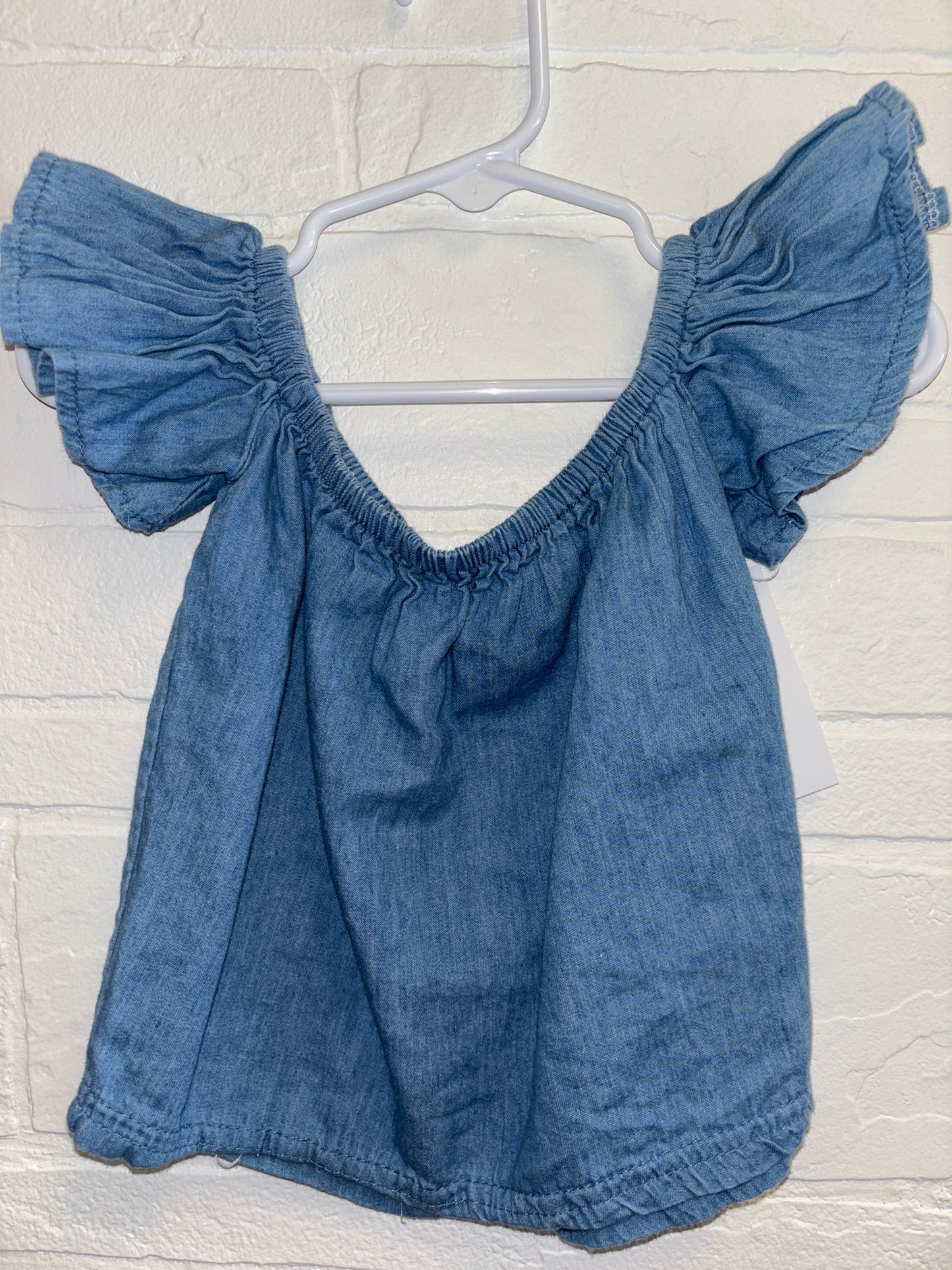 90 (18-24m) Denim Like Short Sleeve