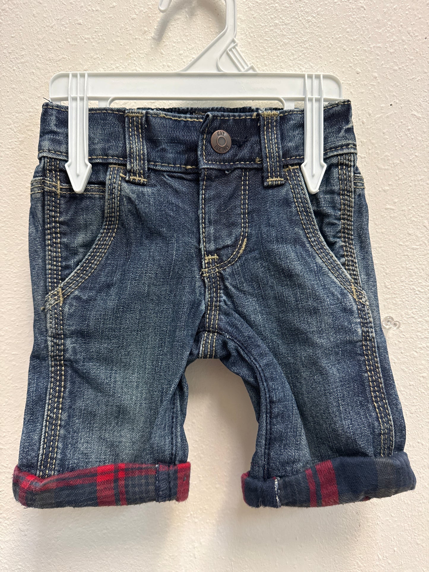 0-3m Baby Gap Fleece Lined Jeans