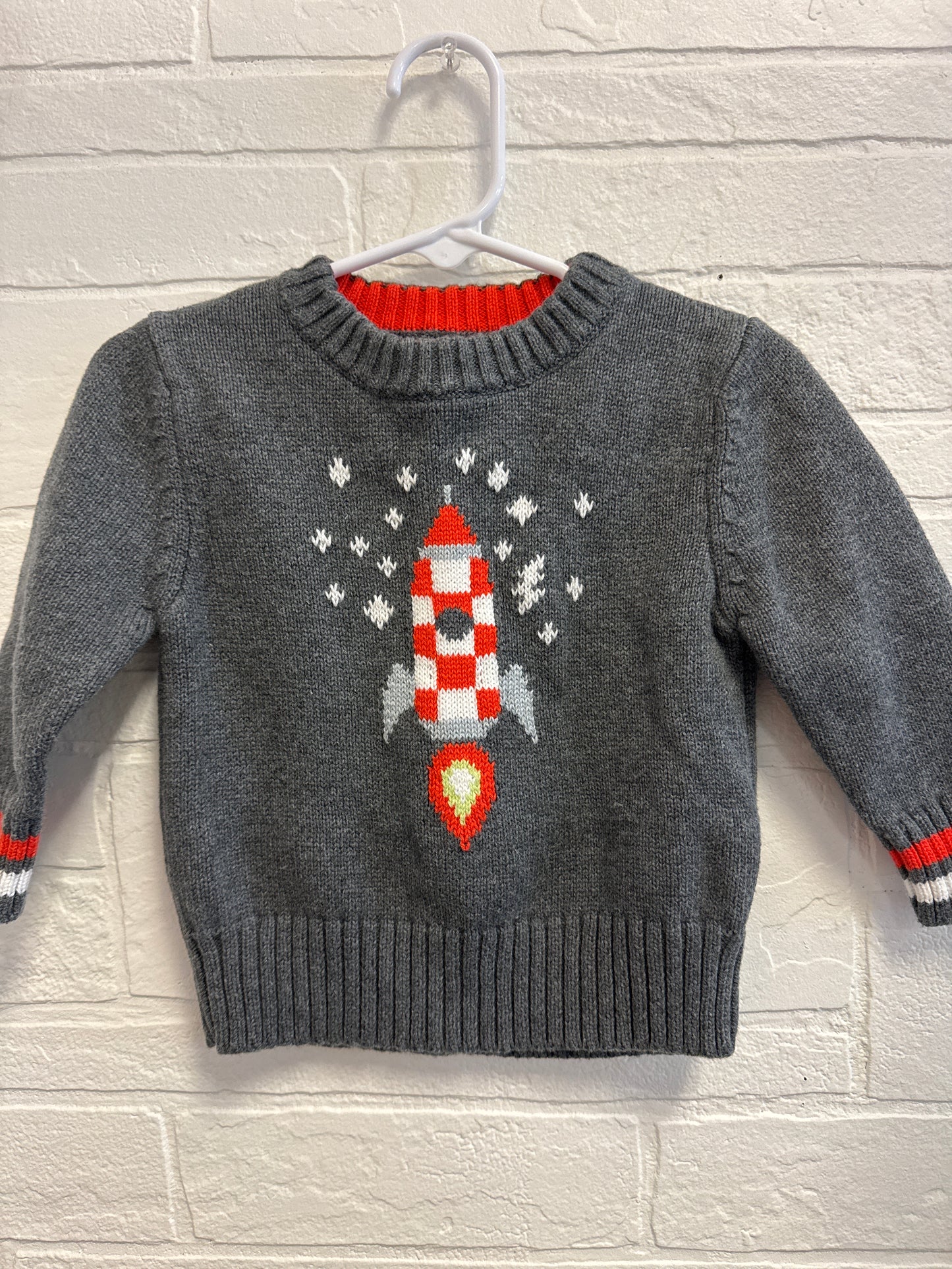 12m Gray Rocket Sweater