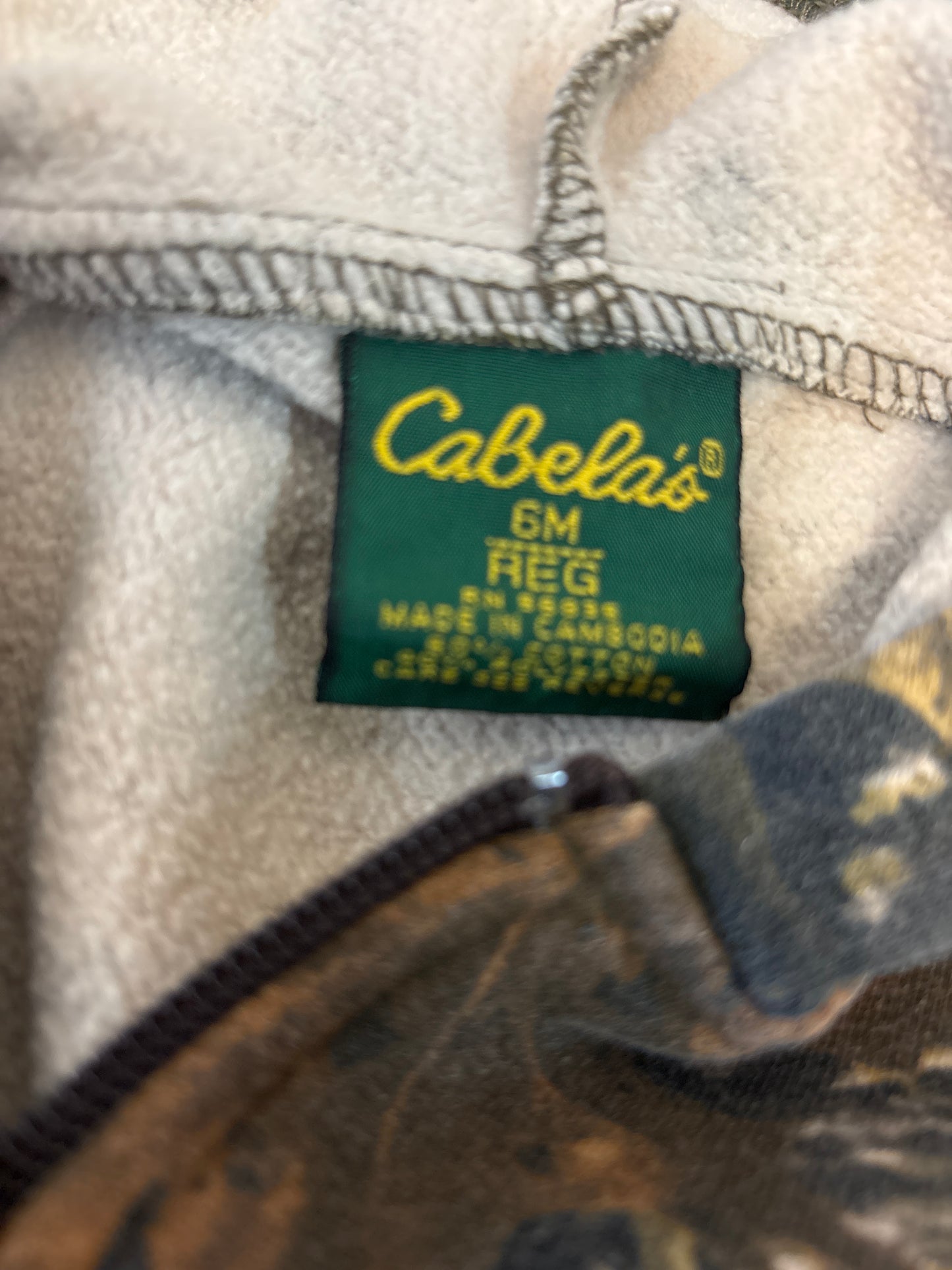 6m Vintage Cabelas Seclusion 3D Jacket