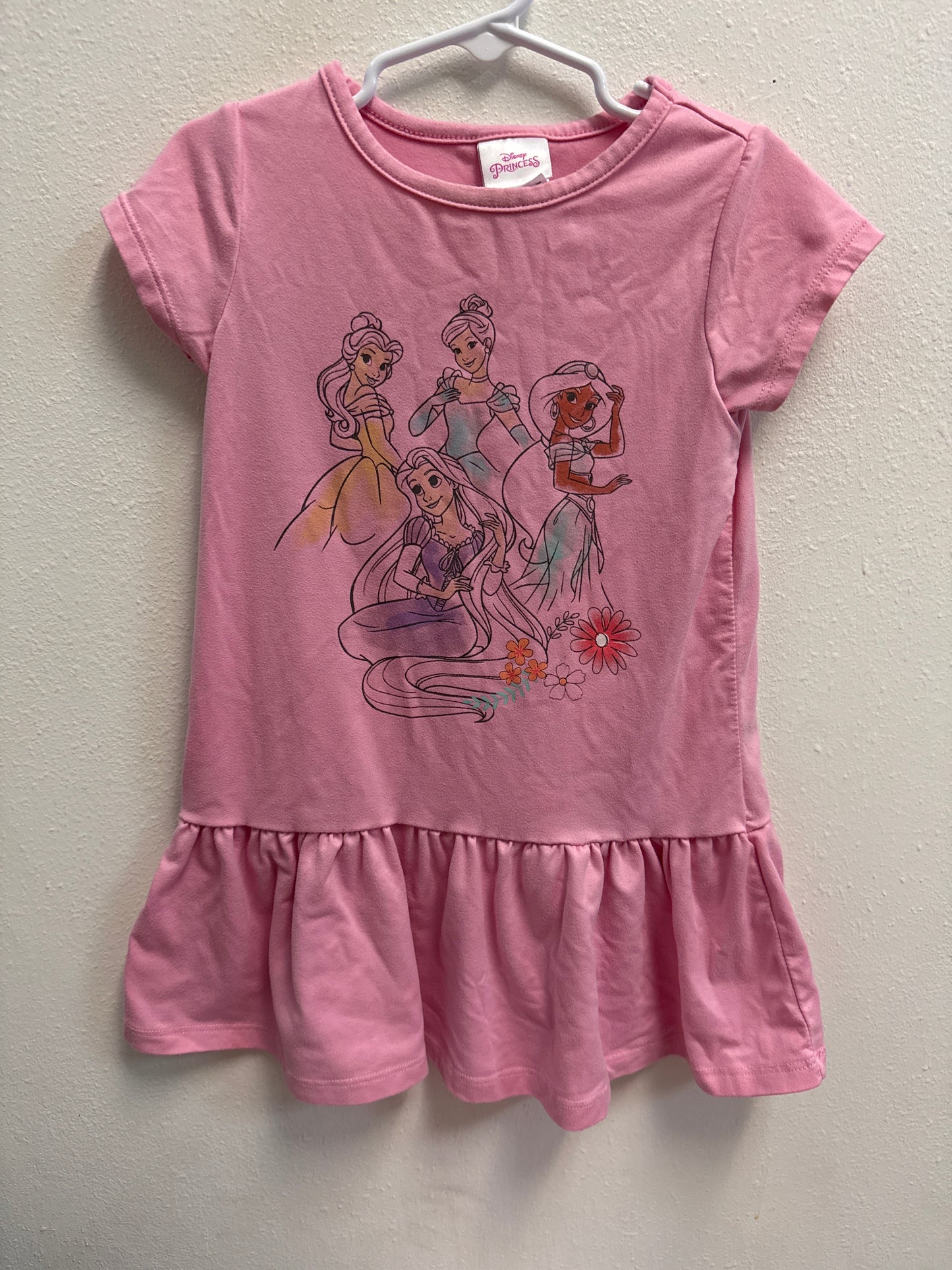4t Disney Princess Pink Ruffle Dress