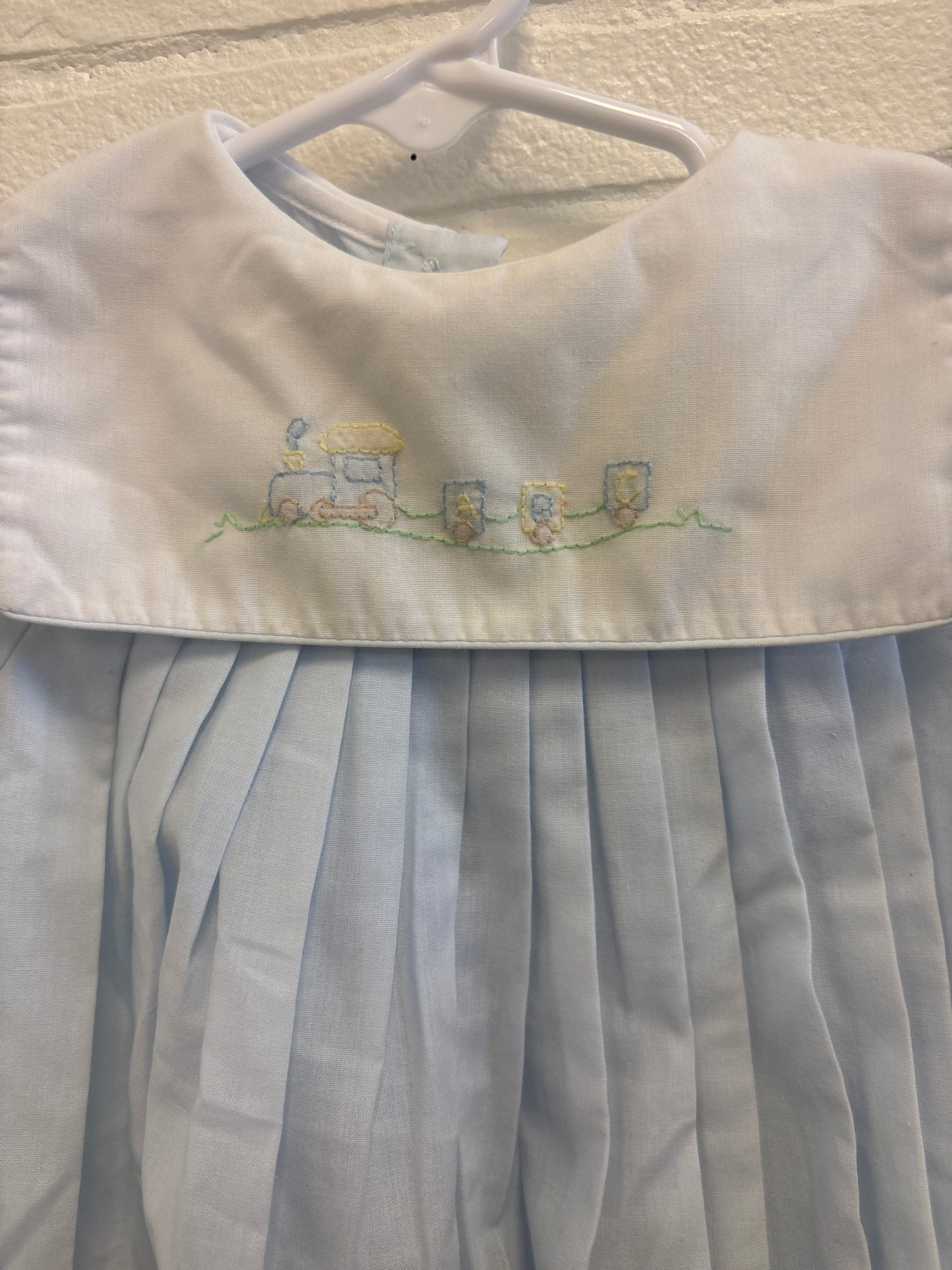 NB Train Bubble Romper