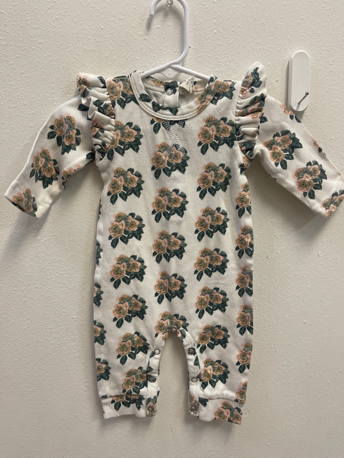3/6m Kate Quinn Roses Romper