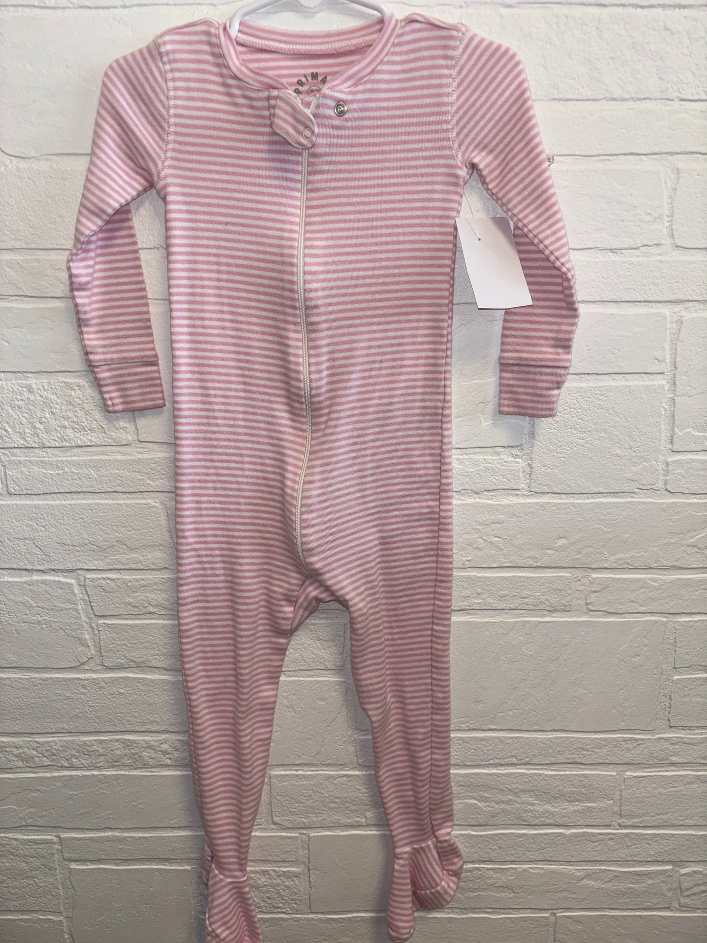 18-24m Pink Striped Pajama Sleeper