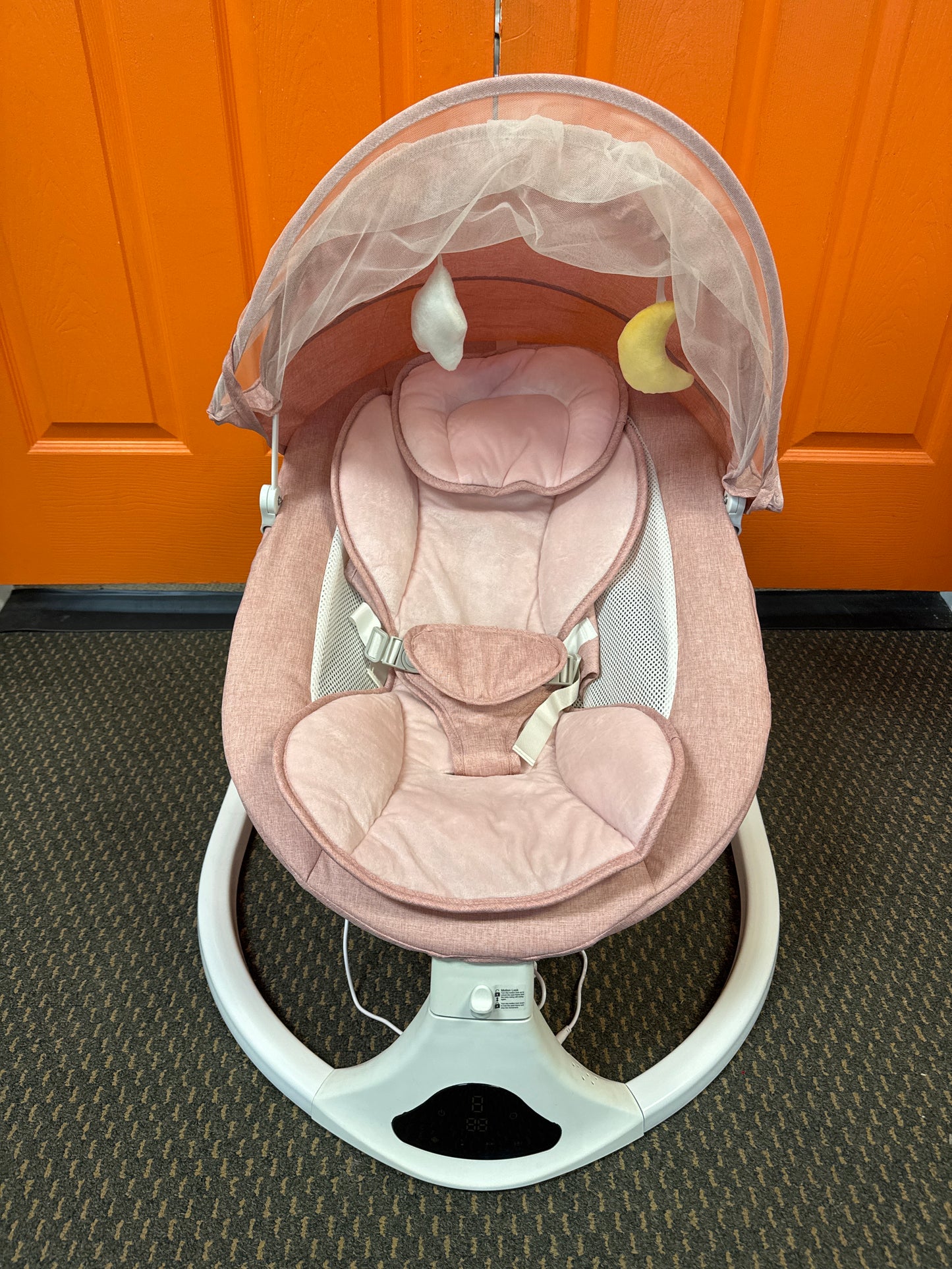 Electric Baby Swing Pink